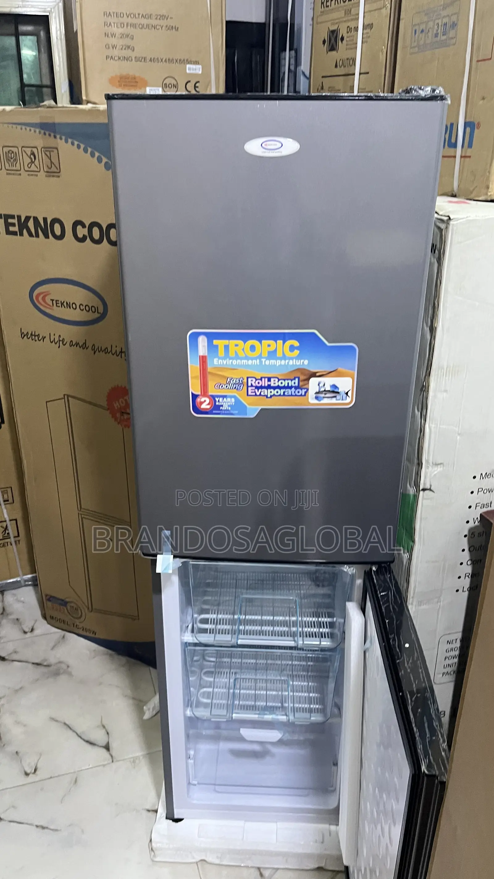 Teknocool 200litresrefrigerator(Tc-200w–Practical Household Fridgeunit