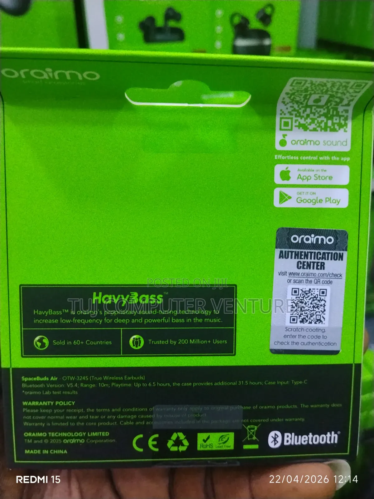 Oraimo Spacebuds Air Otw-324s