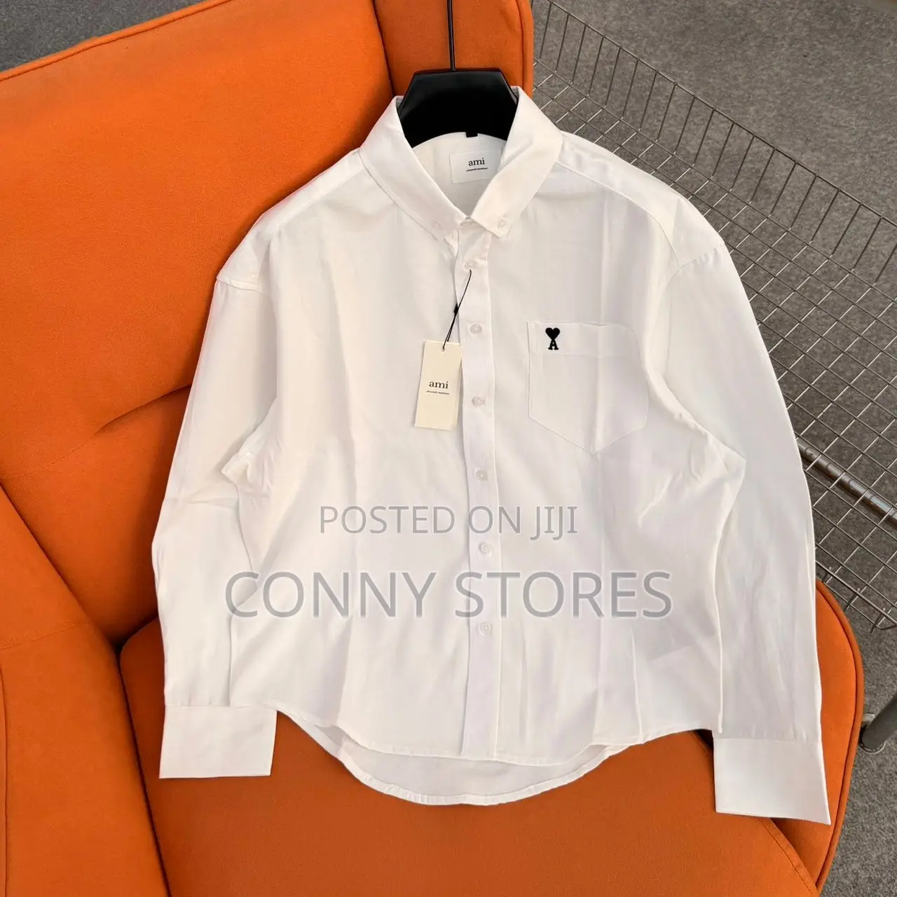 Ami Paris Ami De Coeur Button Down Shirt