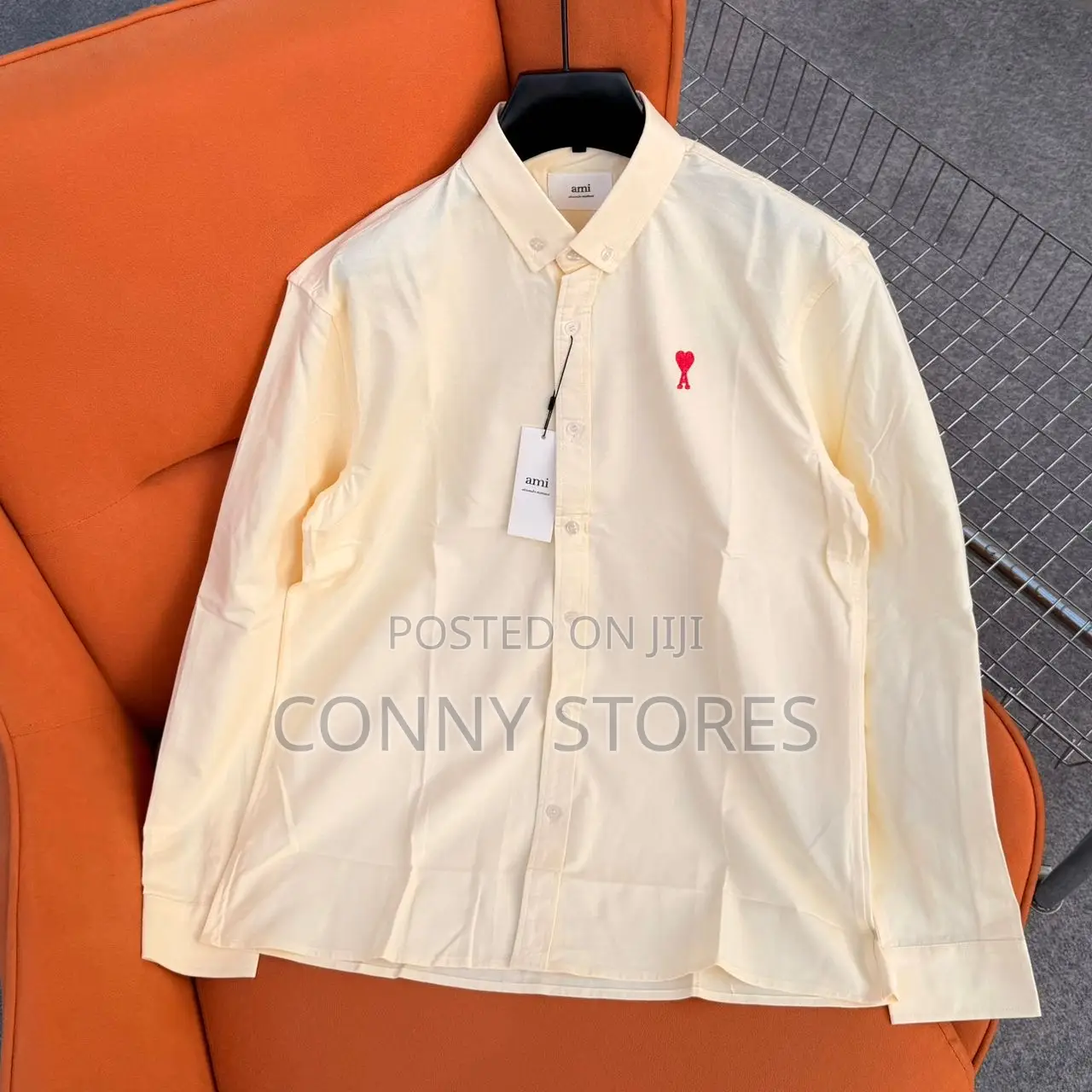 Ami Paris Ami De Coeur Button Down Shirt