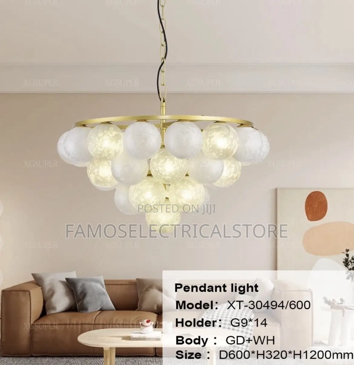 Minimalistic Globe Living Room Chandelier