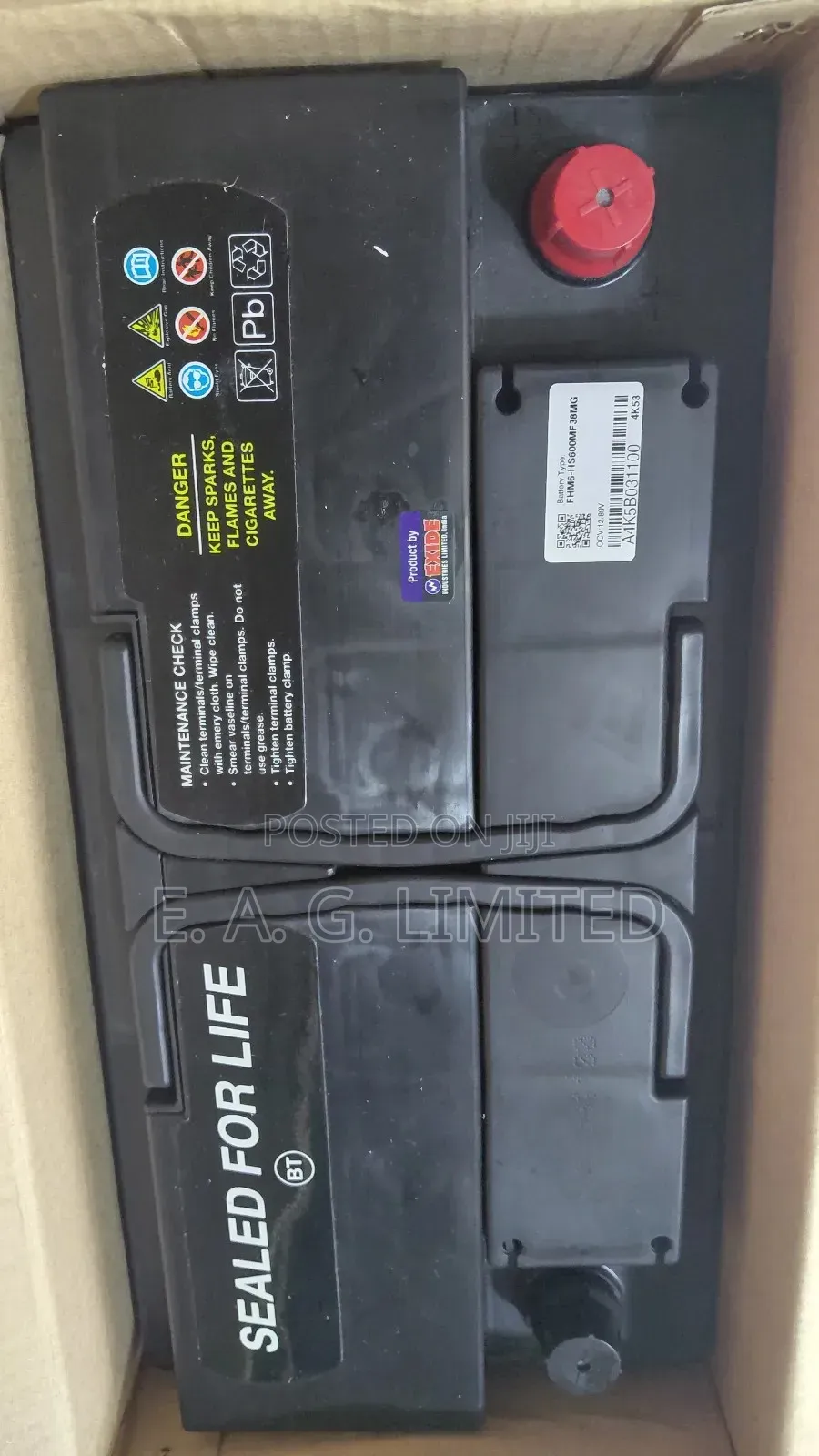Haus Strom Megacrank Dynamic 100ah Battery, Model Hs600mf38 Mg.