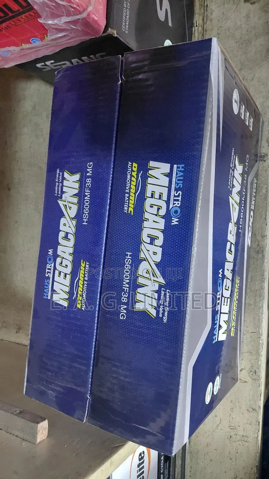 Haus Strom Megacrank Dynamic 100ah Battery, Model Hs600mf38 Mg.