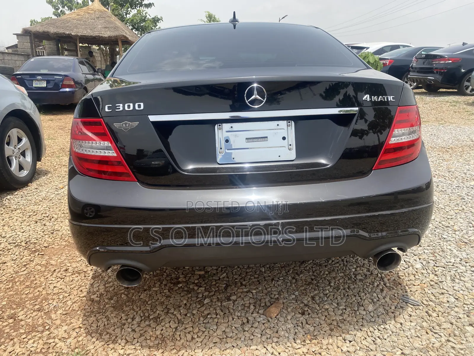 Mercedes-Benz C300 Luxury 4Matic Sedan AWD (3.0L 6cyl 7A) 2012 Black