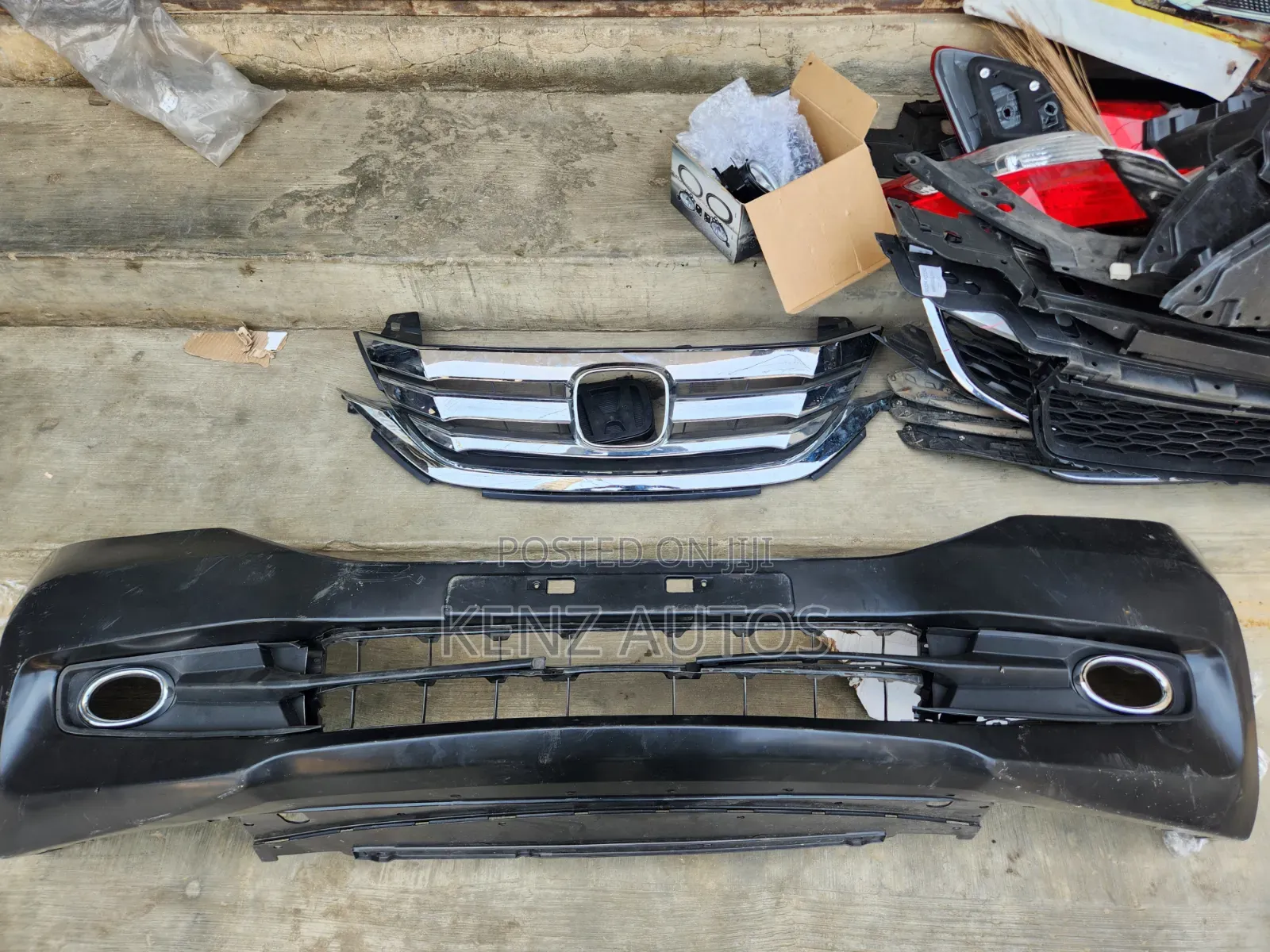 Complete Front Bumper and Grill for Honda Accord 2014 Model