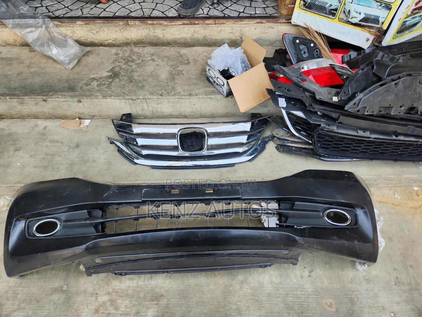 Complete Front Bumper and Grill for Honda Accord 2014 Model
