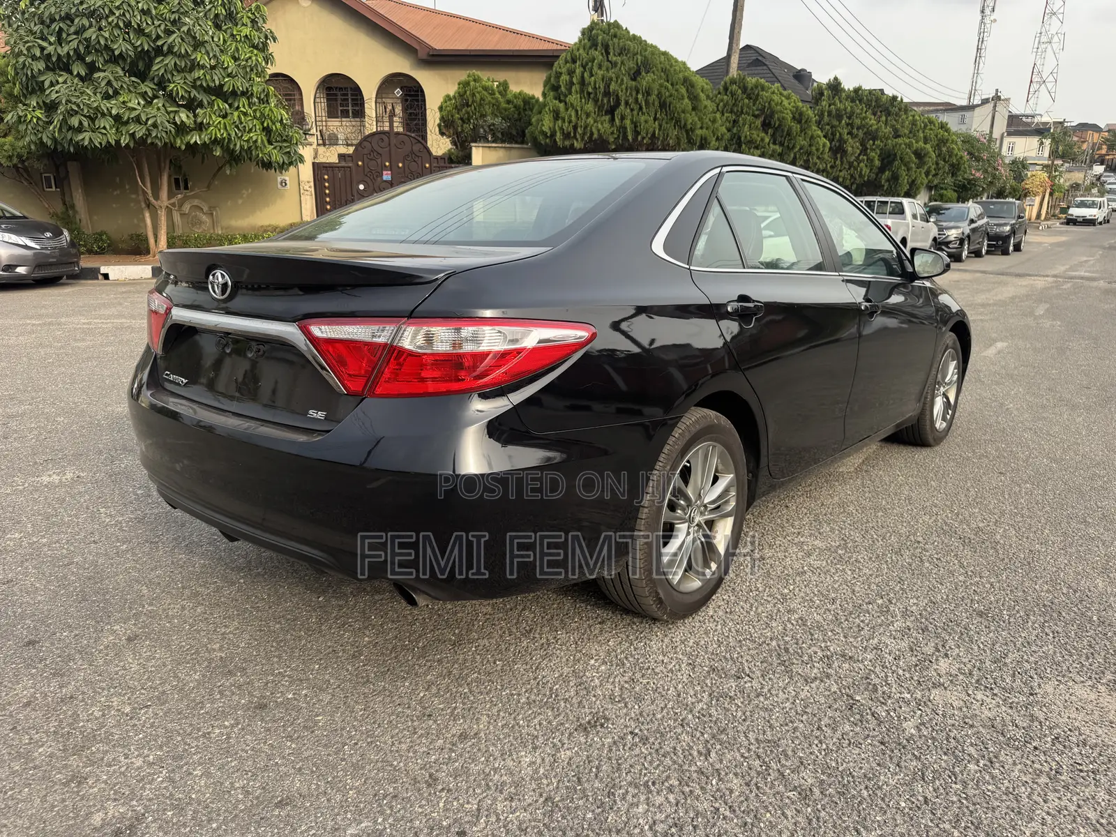 Toyota Camry SE 4dr Sedan (2.5L 4cyl 6A) 2015 Black
