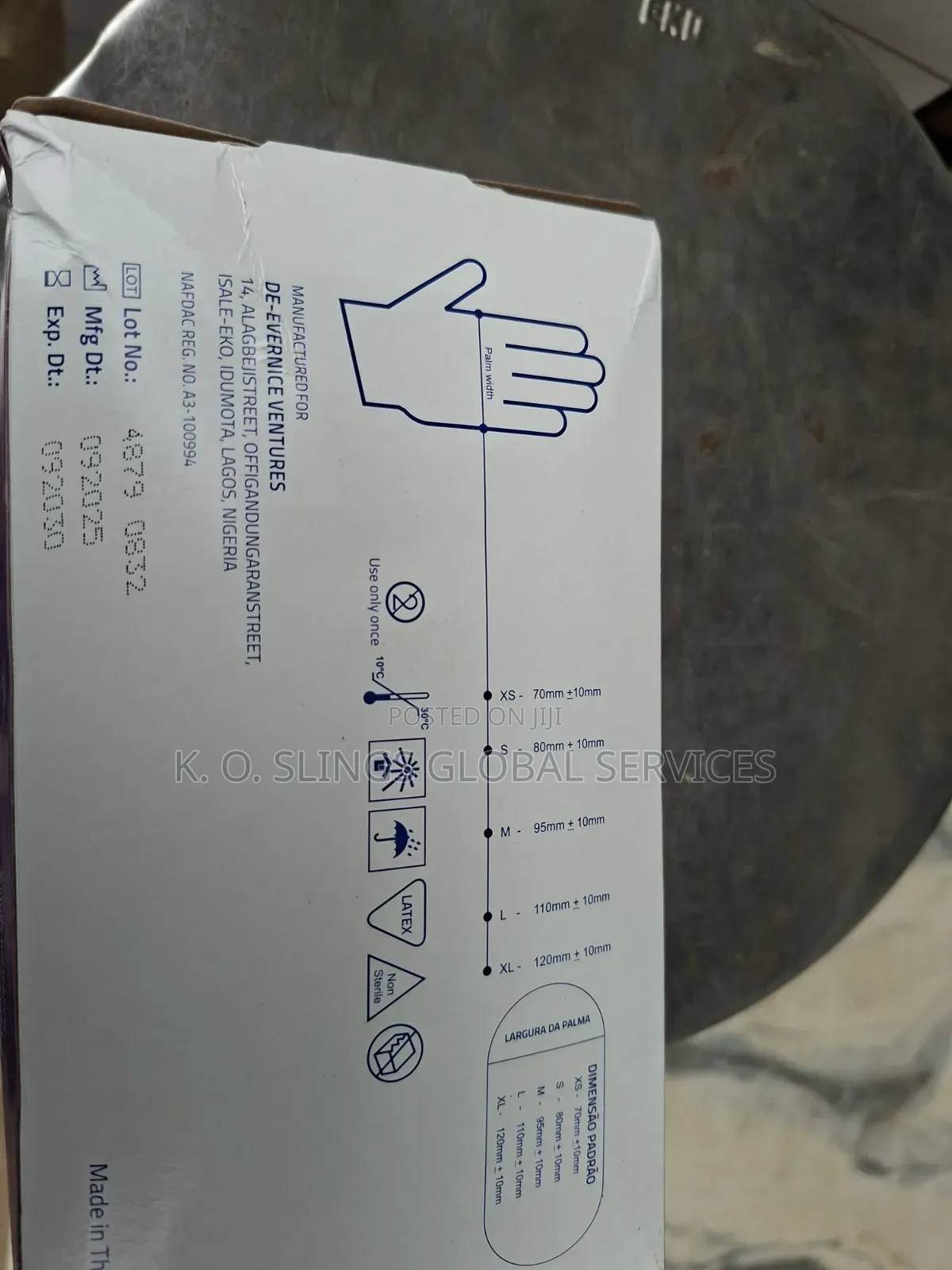 Latex Medical Examination Rubber Gloves Pack(100)Pics