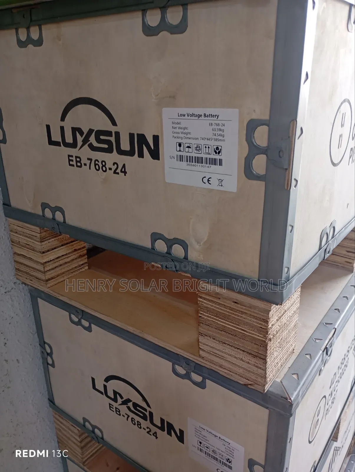 Luxsun 5.12kwh 26.6v/ 51.2v 100ah Lithium Battery