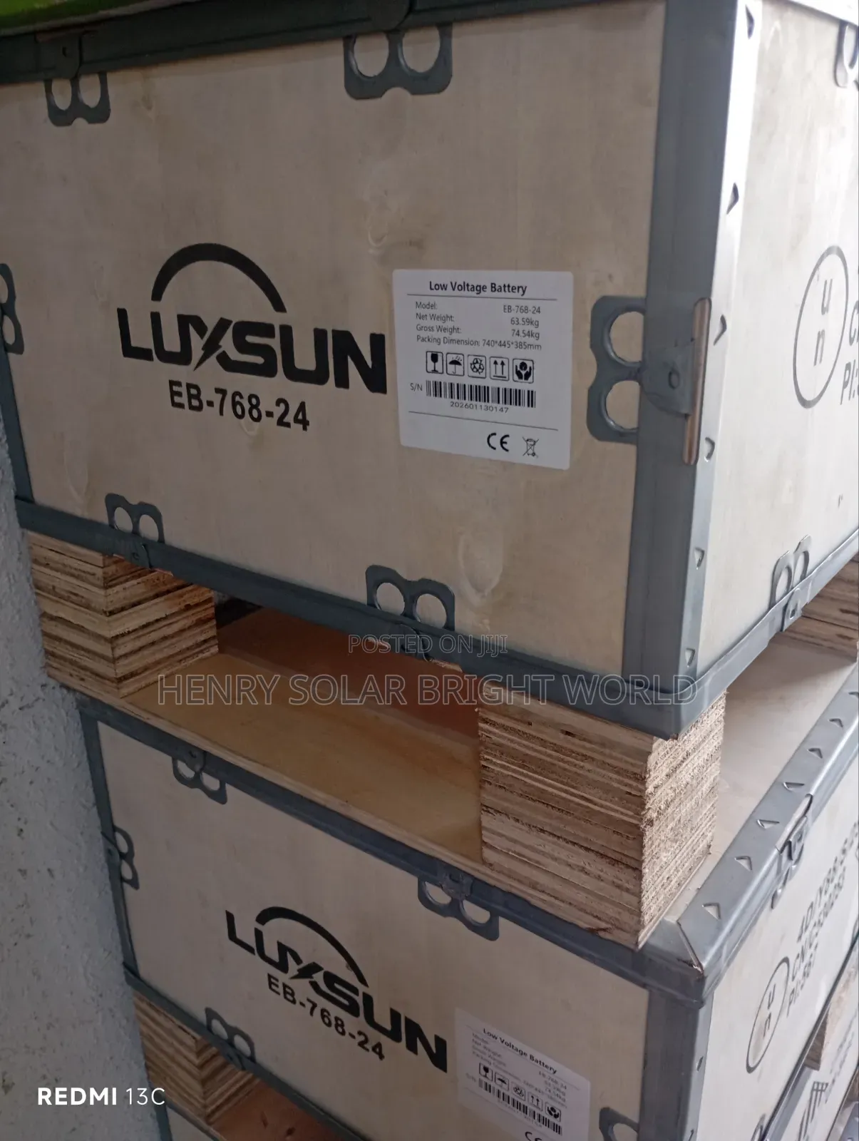 Luxsun 5.12kwh 26.6v/ 51.2v 100ah Lithium Battery