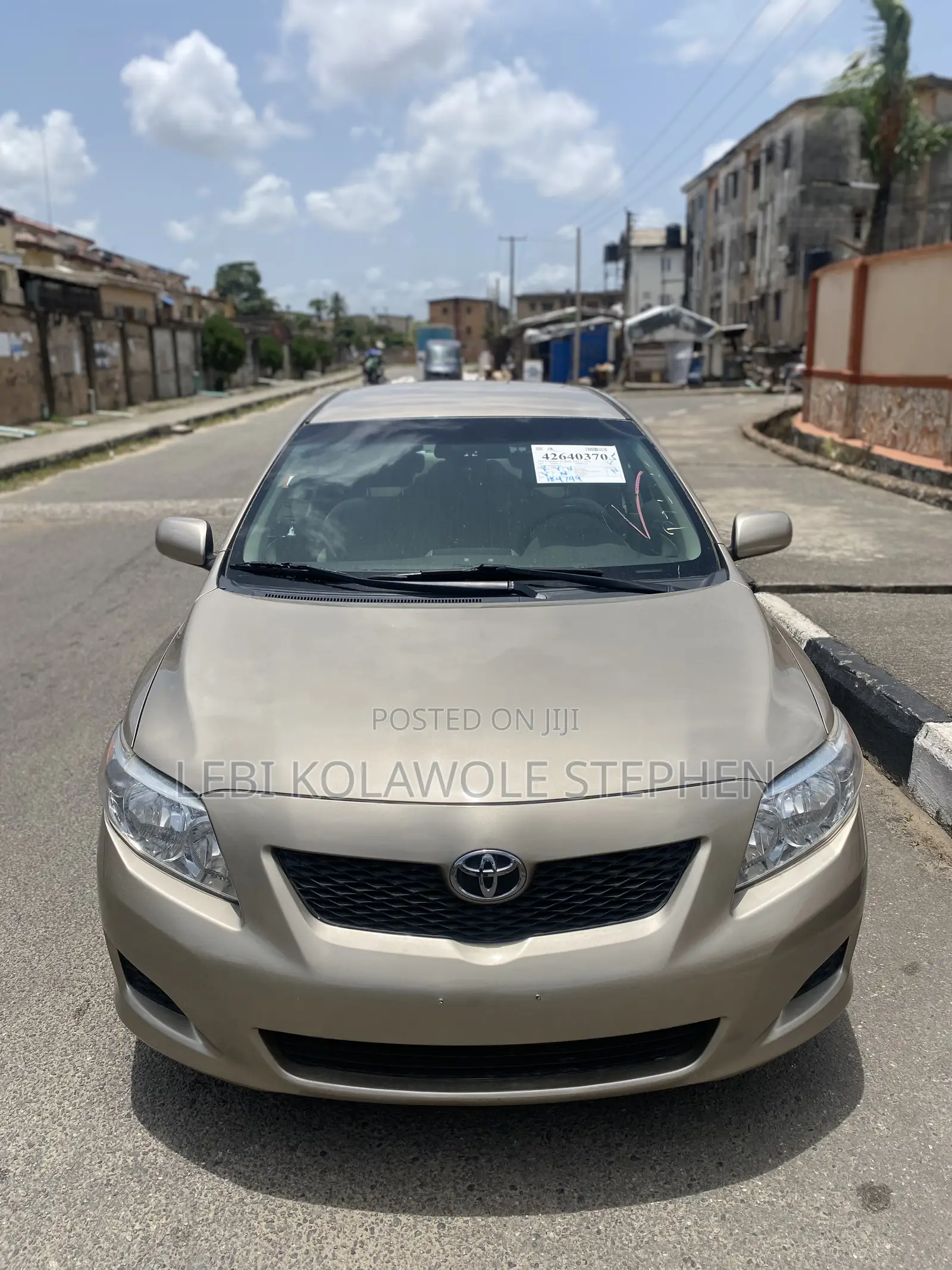 Toyota Corolla 2009 Gold