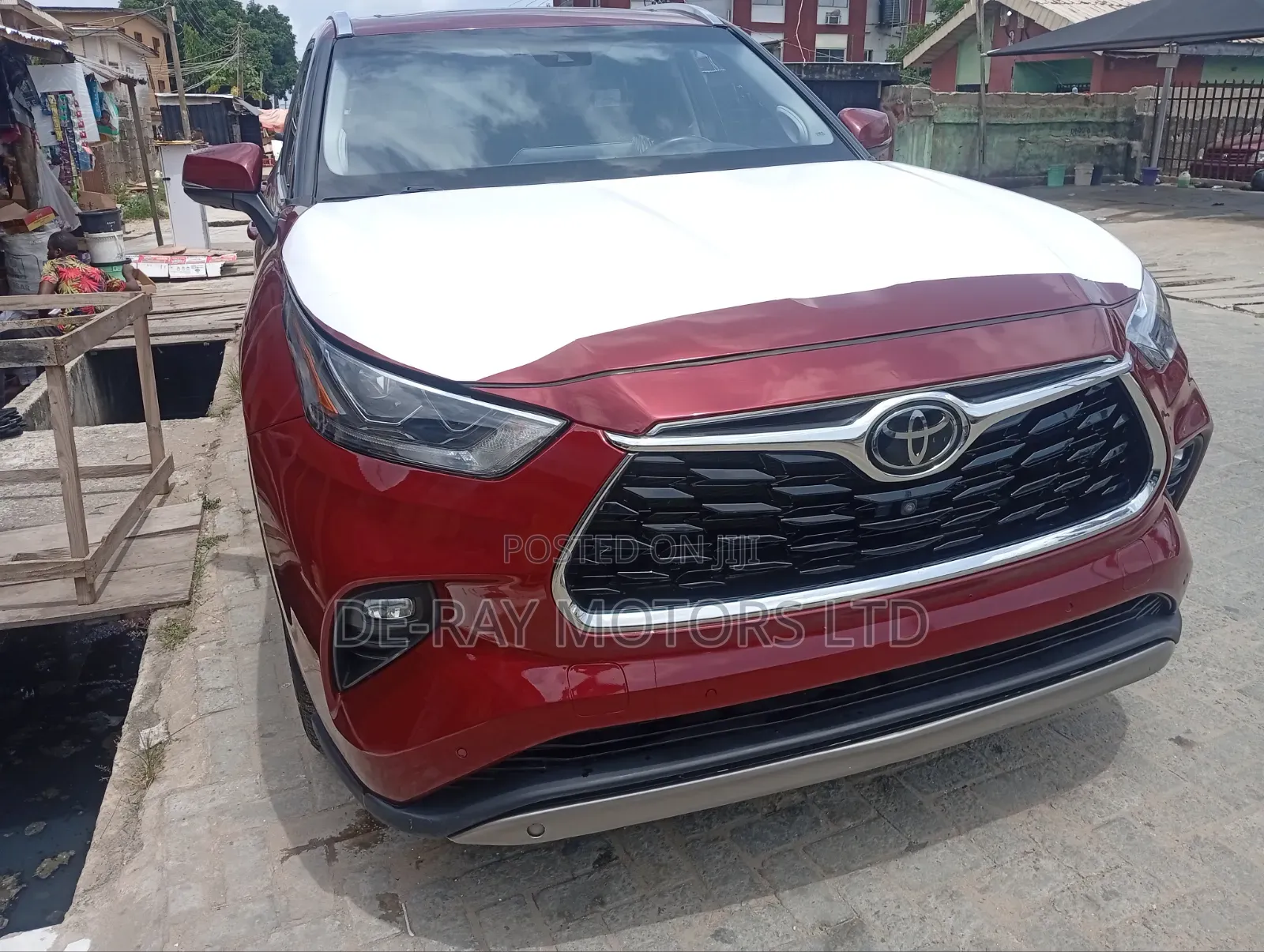Toyota Highlander Platinum 2021 Red