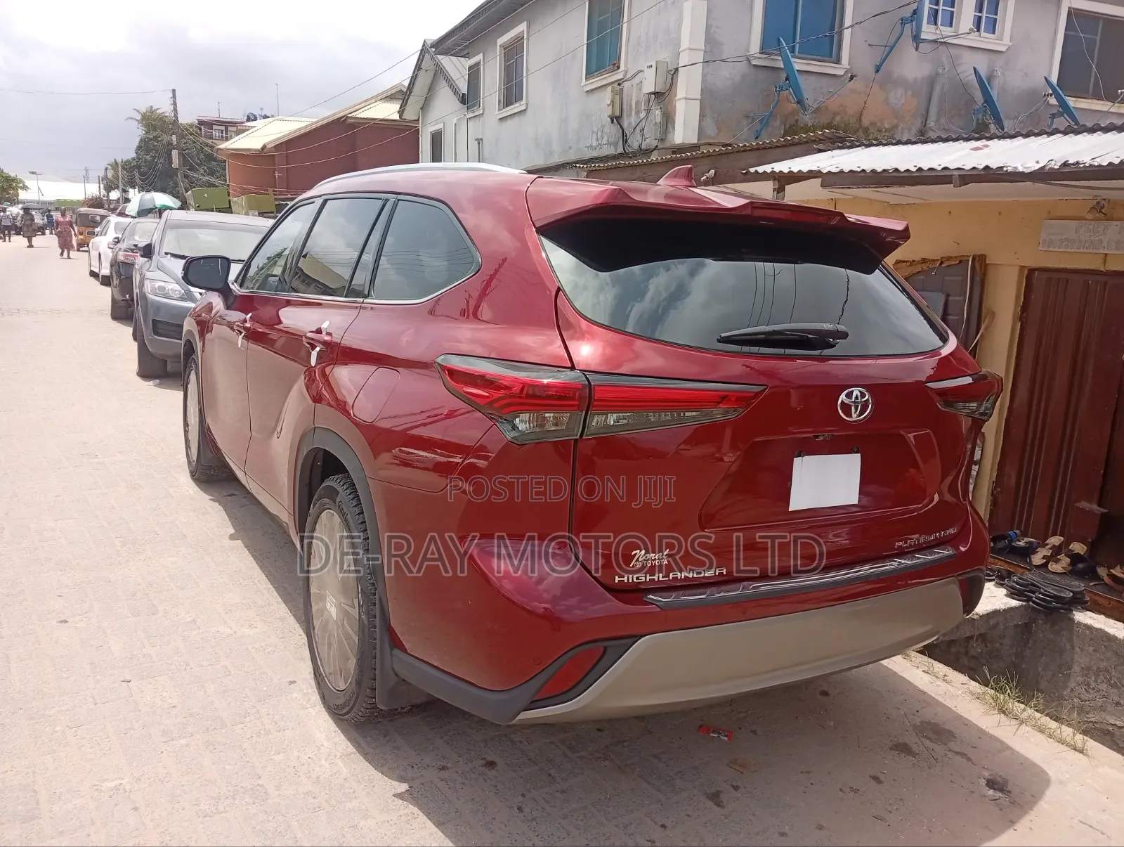 Toyota Highlander Platinum 2021 Red
