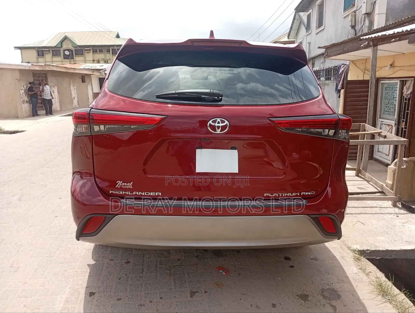 Toyota Highlander Platinum 2021 Red