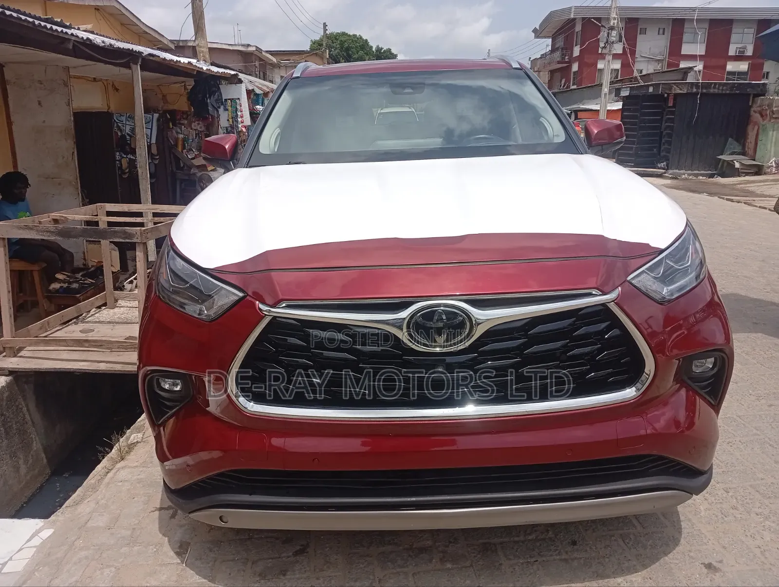 Toyota Highlander Platinum 2021 Red