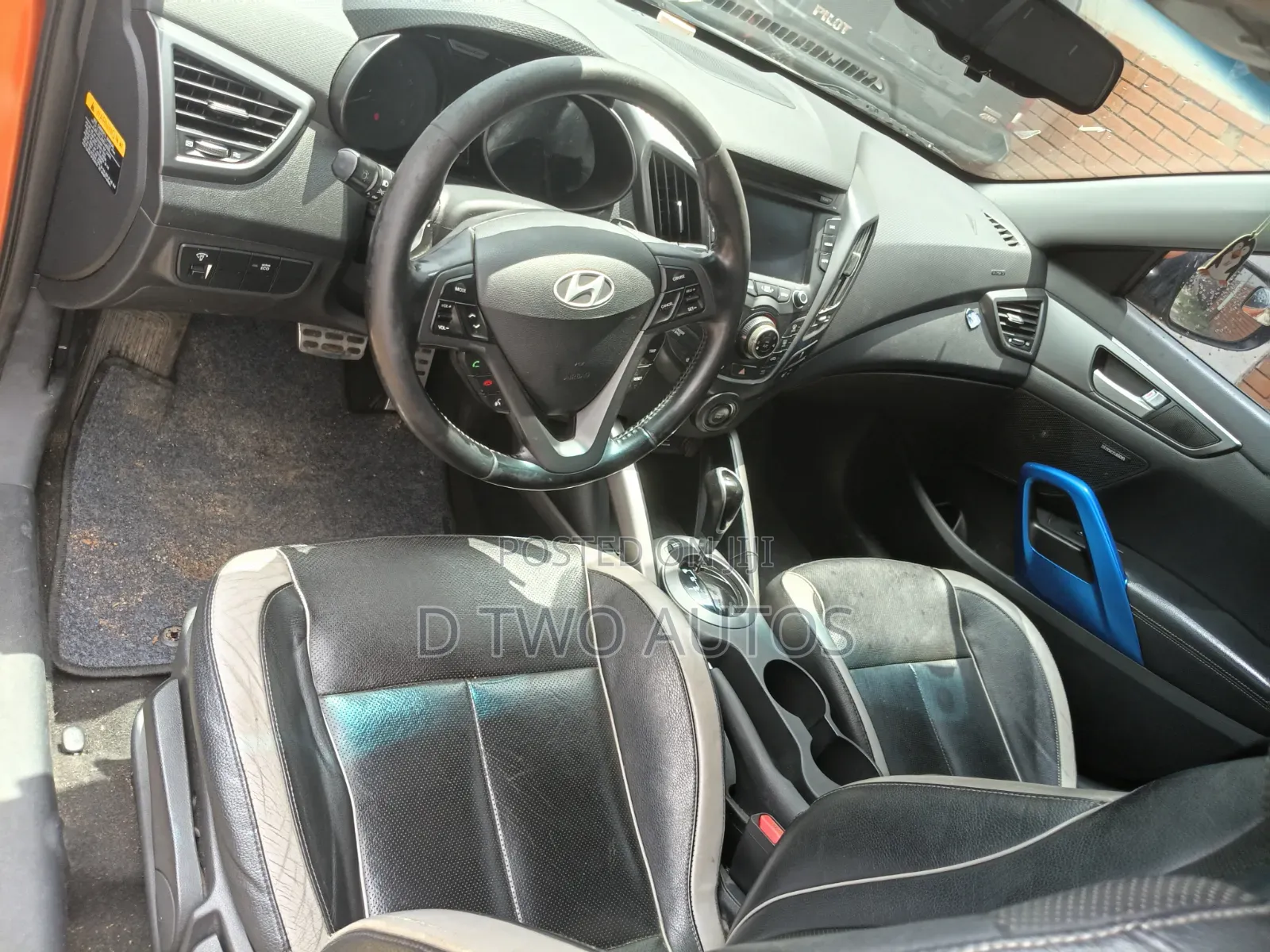 Hyundai Veloster Turbo 2013 Orange
