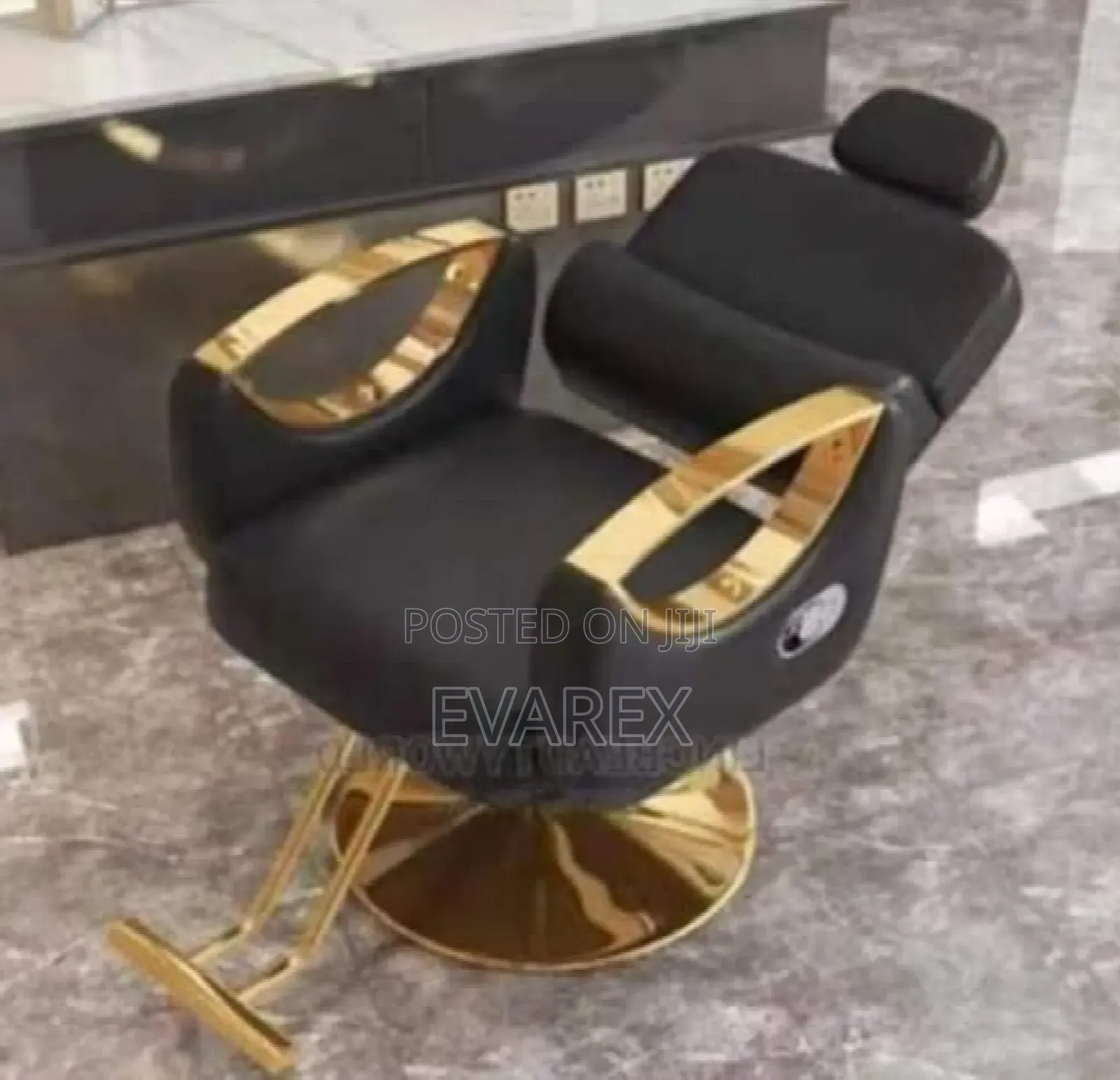 Exotic Salon Chair, Adjustable Back.