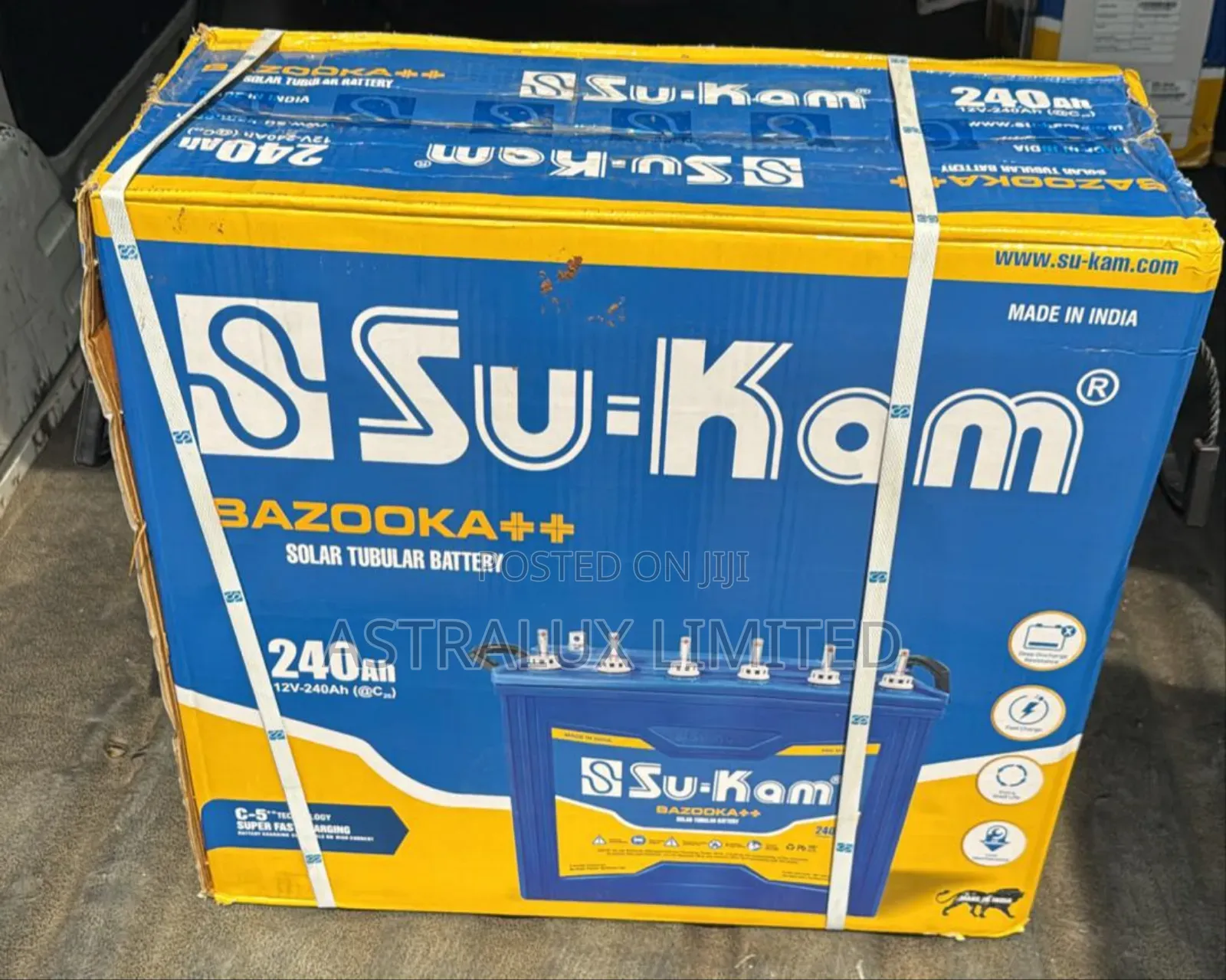 Sukam Bazooka ++ 240ah Inverter Battery