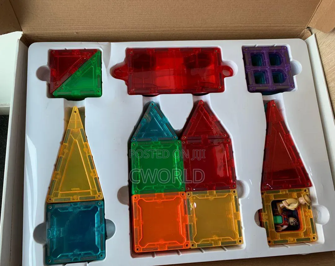 Mikimags (Kids Sensory Item) Magnetic Building Tiles