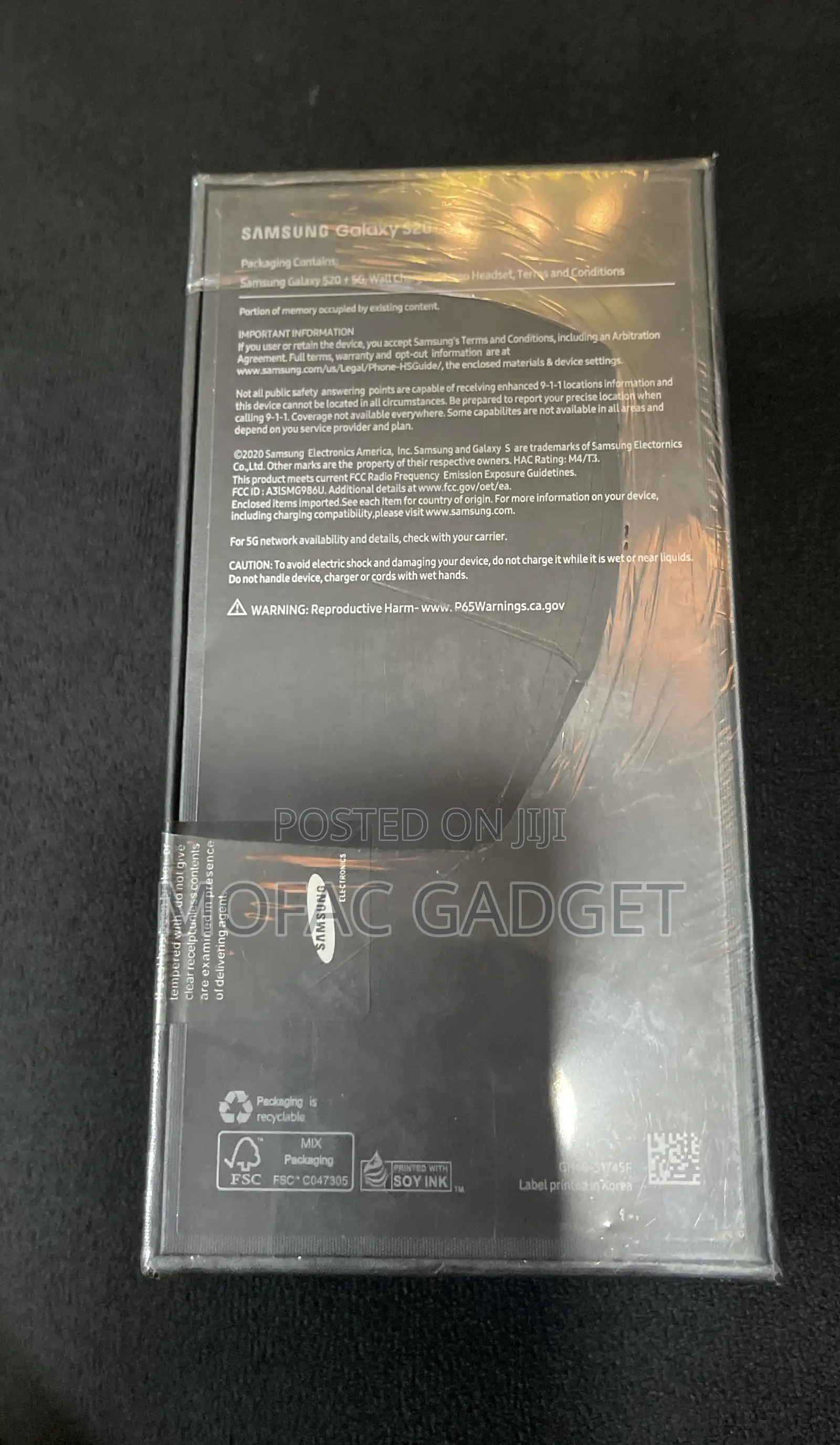 New Samsung Galaxy S20+ 5G 256 GB