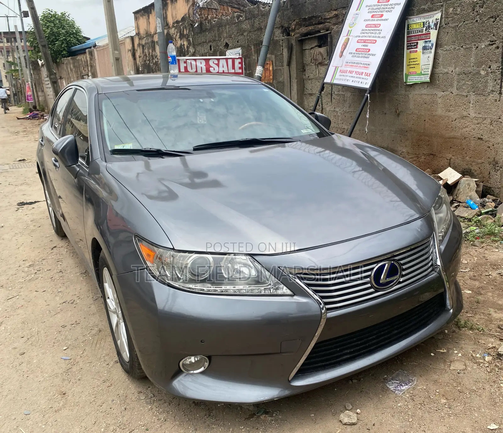 Lexus ES 300H FWD 2014 Gray