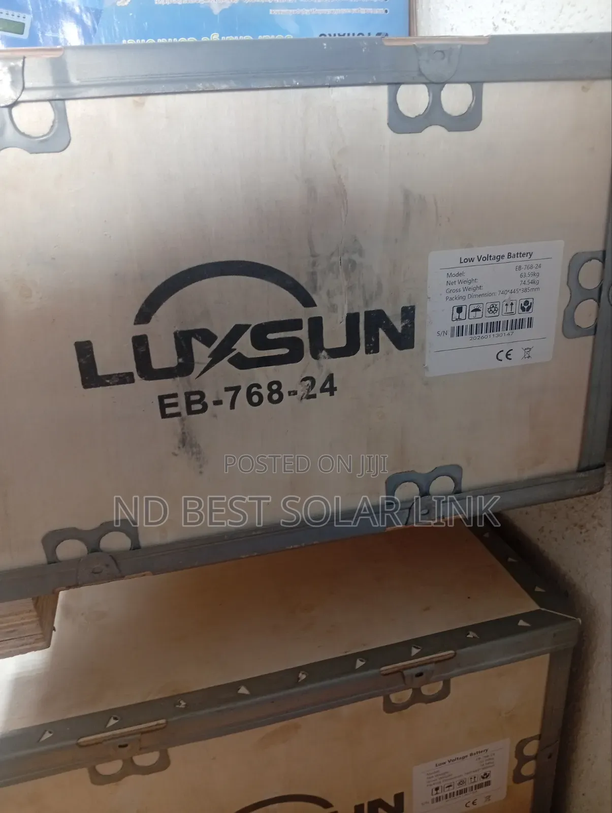7.6kwh Luxsun Lithium Ion Batteries