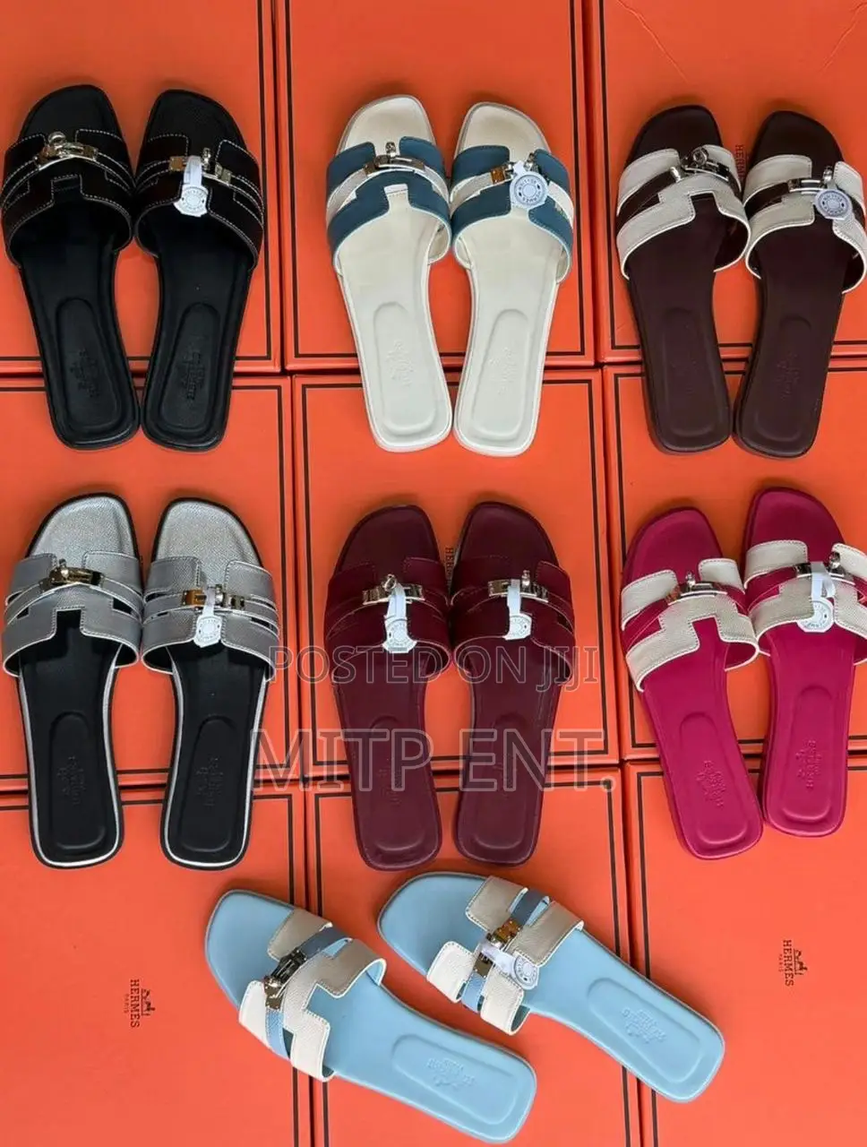 Hermes Women/Ladies Luxury Slippers