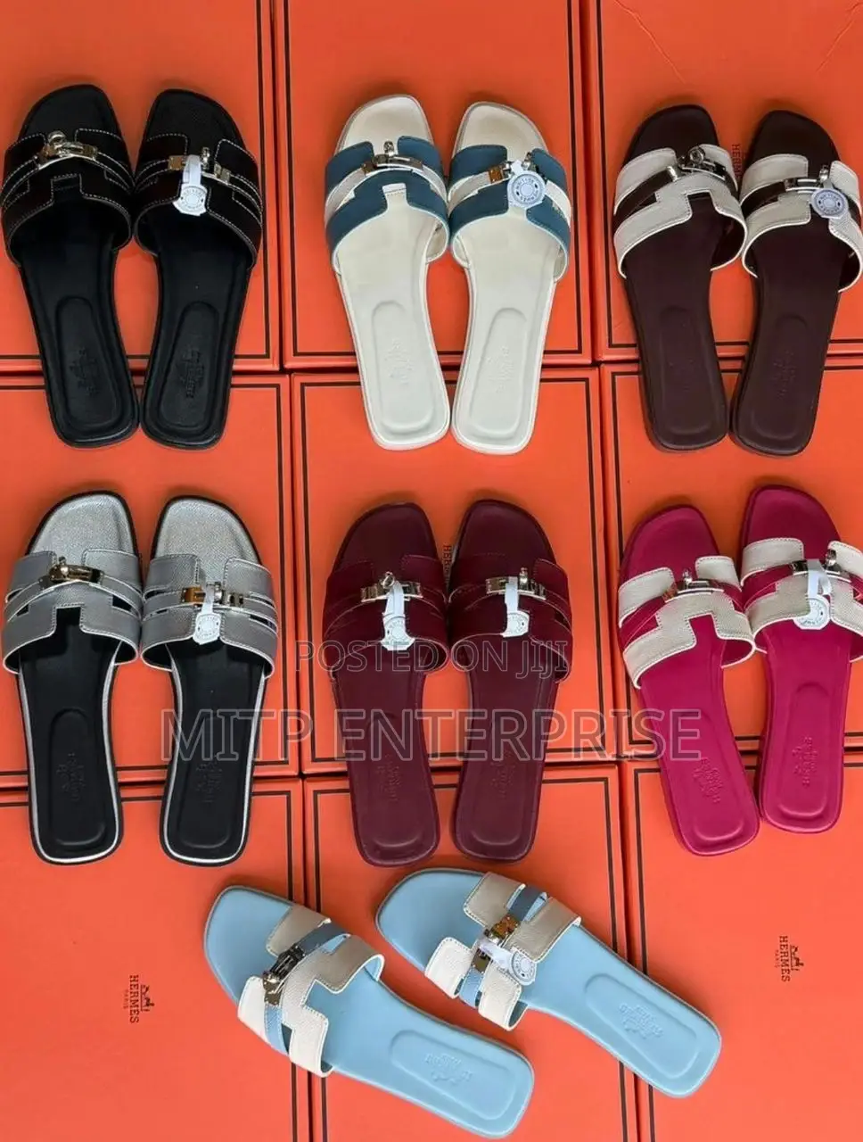 Hermes Oran Slippers