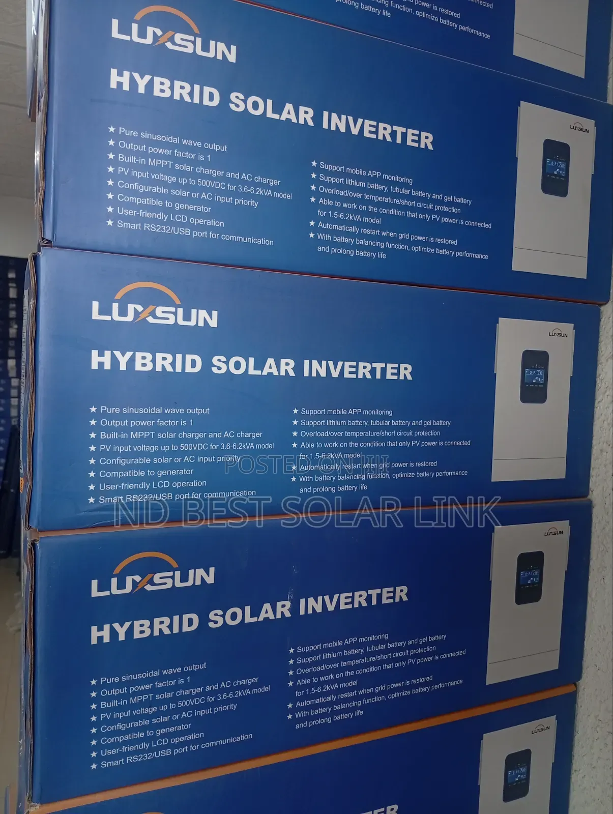 2kva 12v Luxsun Hybrid Inverter
