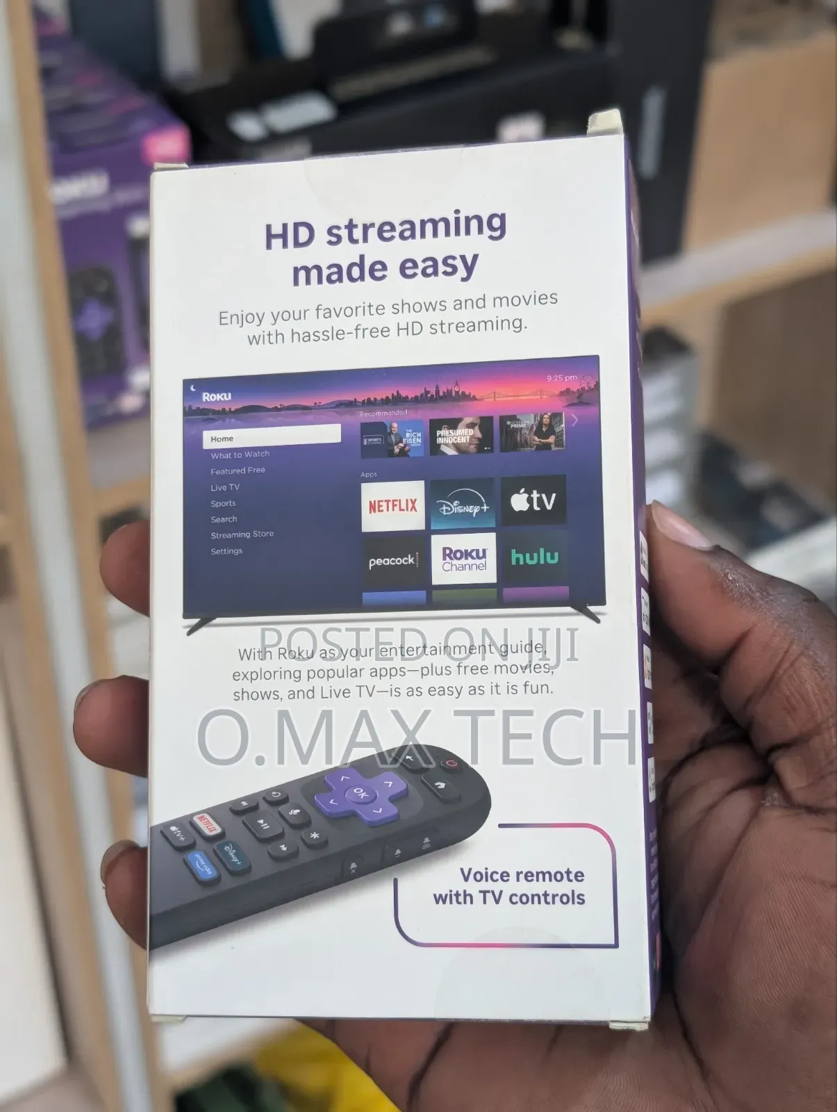 Roku Streaming Stick Hd Streaming Media Player With Voice Remote