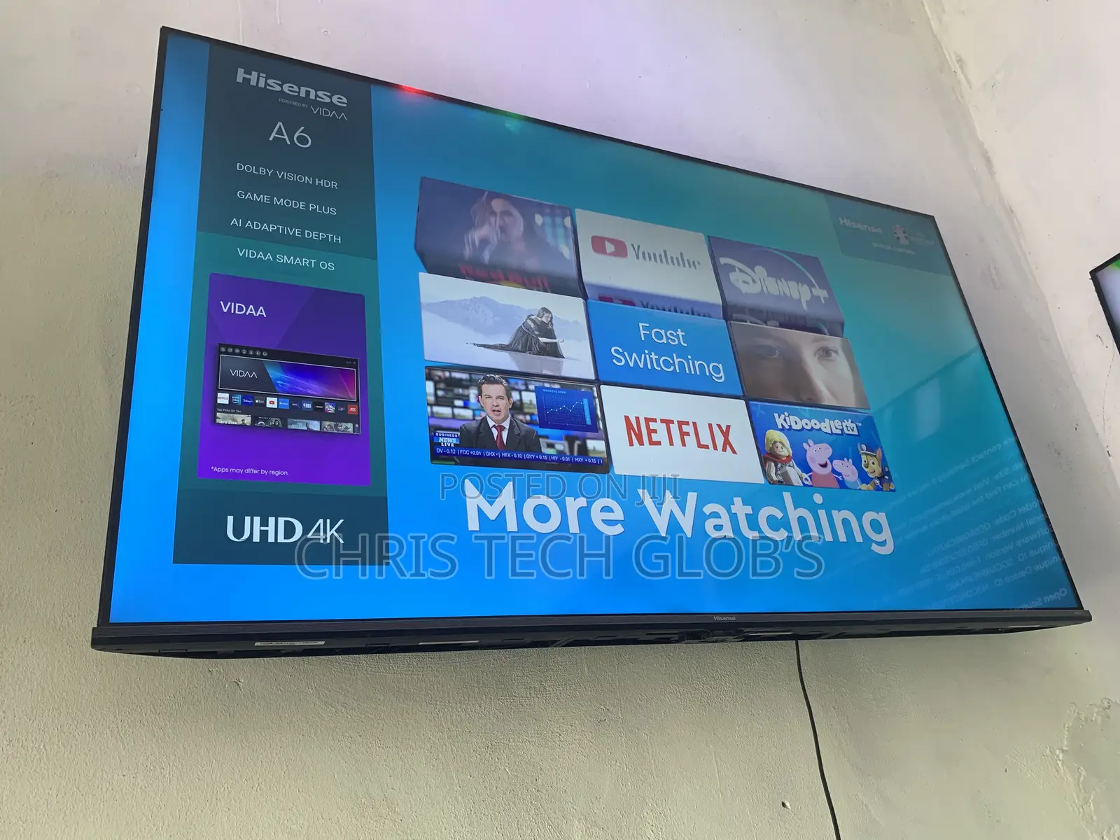 Original Hisense 55inches 2024 Edition Frameless Smart Picture