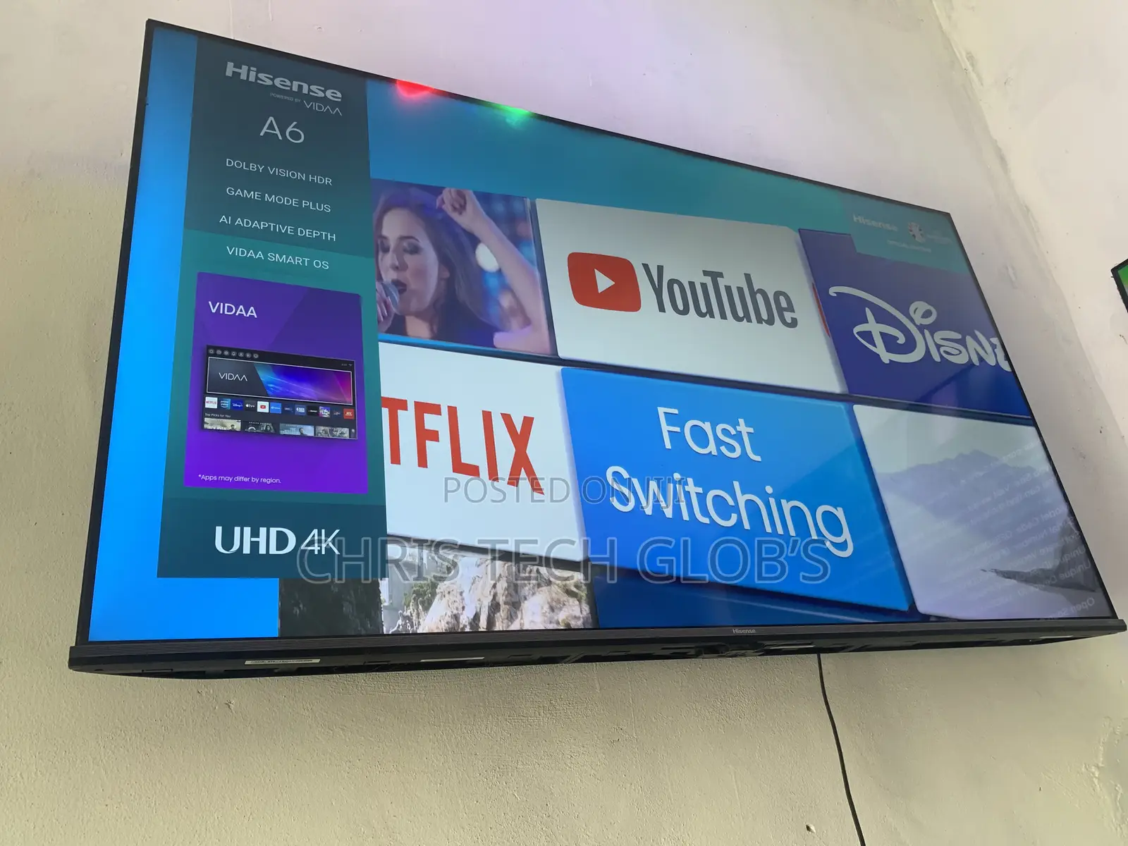 Original Hisense 55inches 2024 Edition Frameless Smart Picture