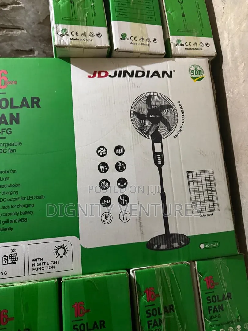 Electric Solar Fan