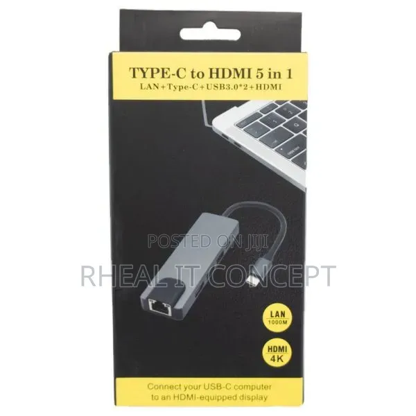 5 in 1 Type-C Dock Station
