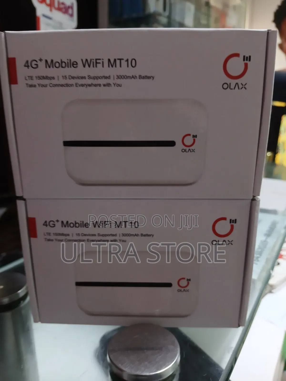 Olax 4g + Lte Mobile Wifi Router for All Network - Mt10 - 3000mah