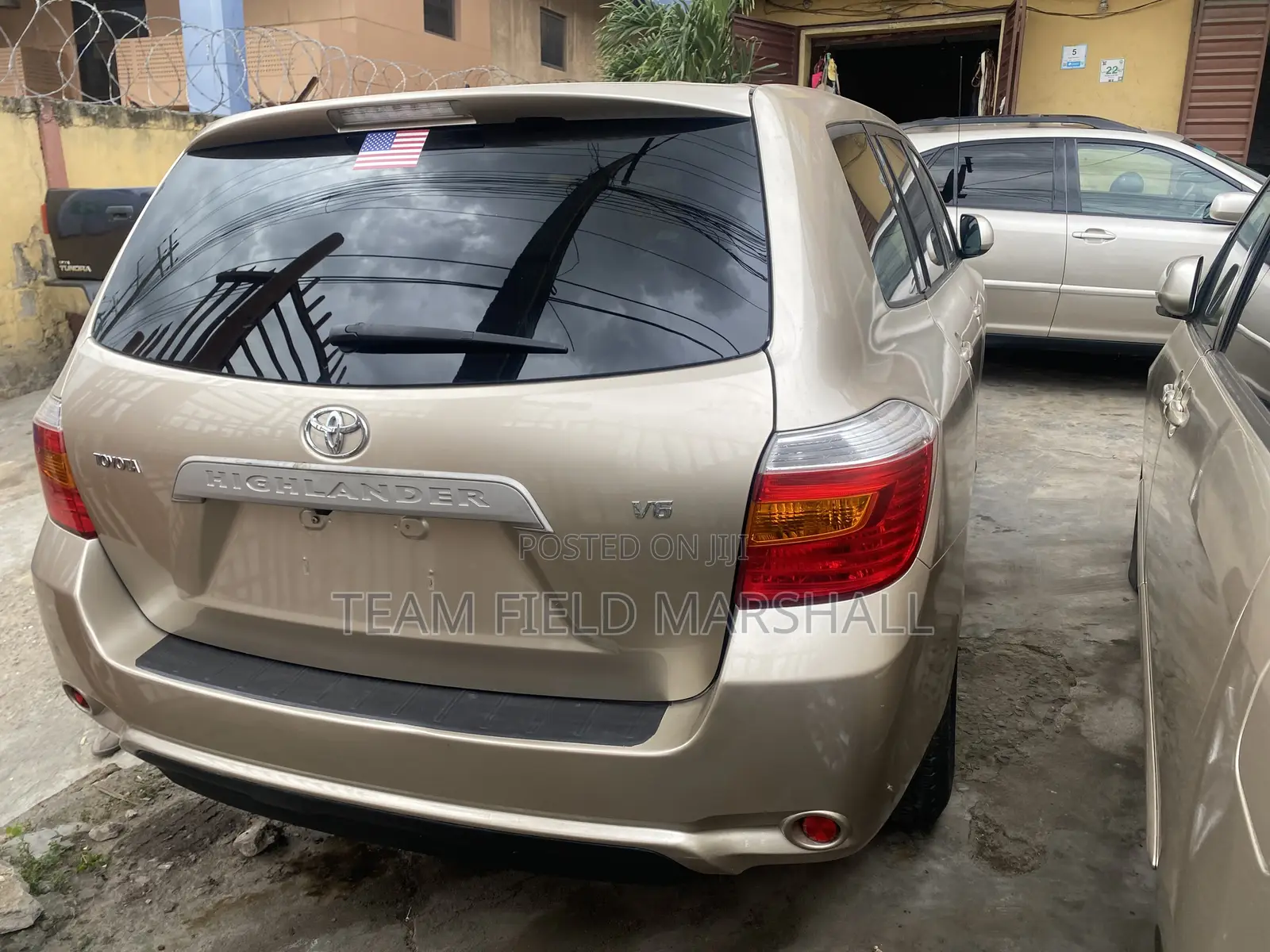Toyota Highlander 4x4 2008 Gold