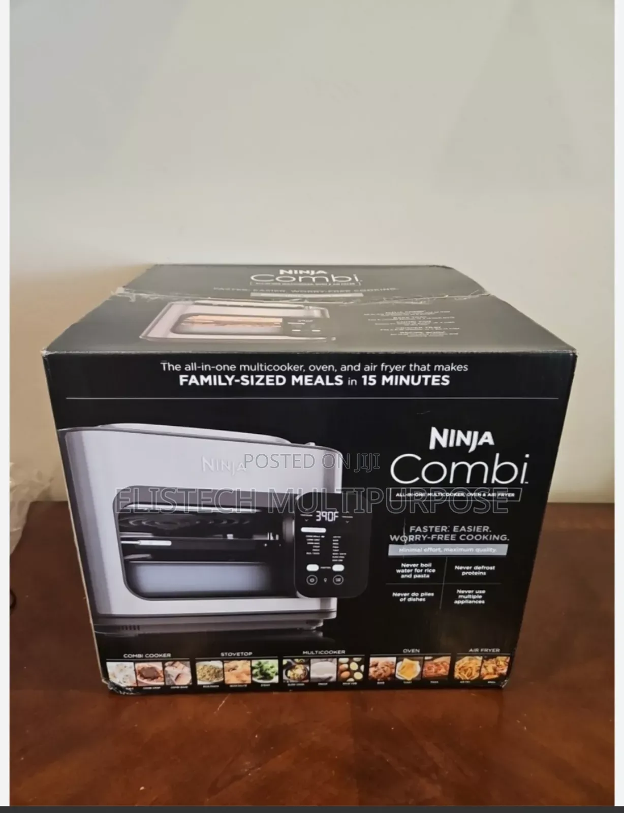Ninja Combi All-in-One Multicooker, Oven Air Fryer – 15-Min Meals