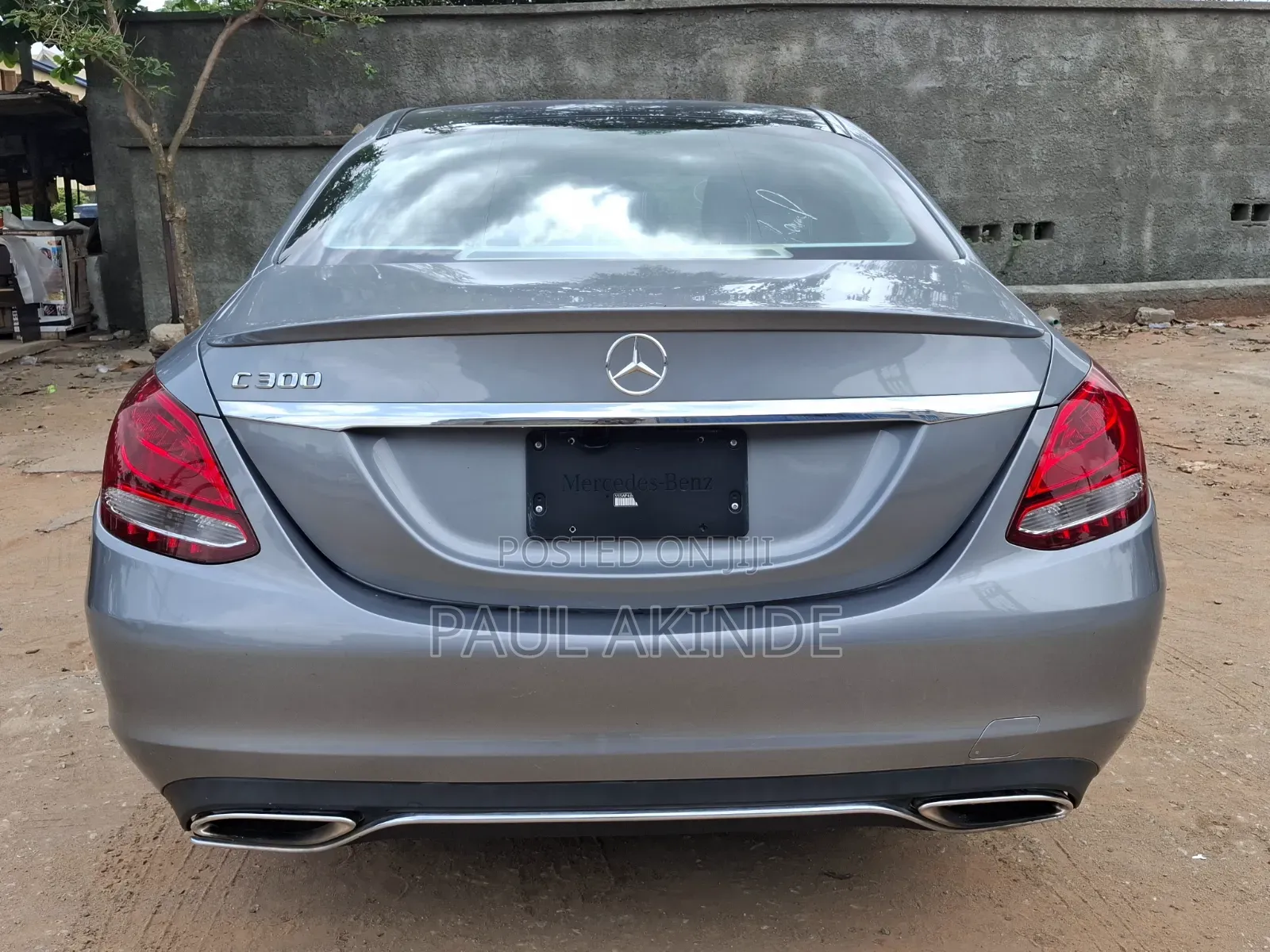 Mercedes-Benz C300 Luxury 4Matic Sedan AWD (2.0L 4cyl 7A) 2016 Gray