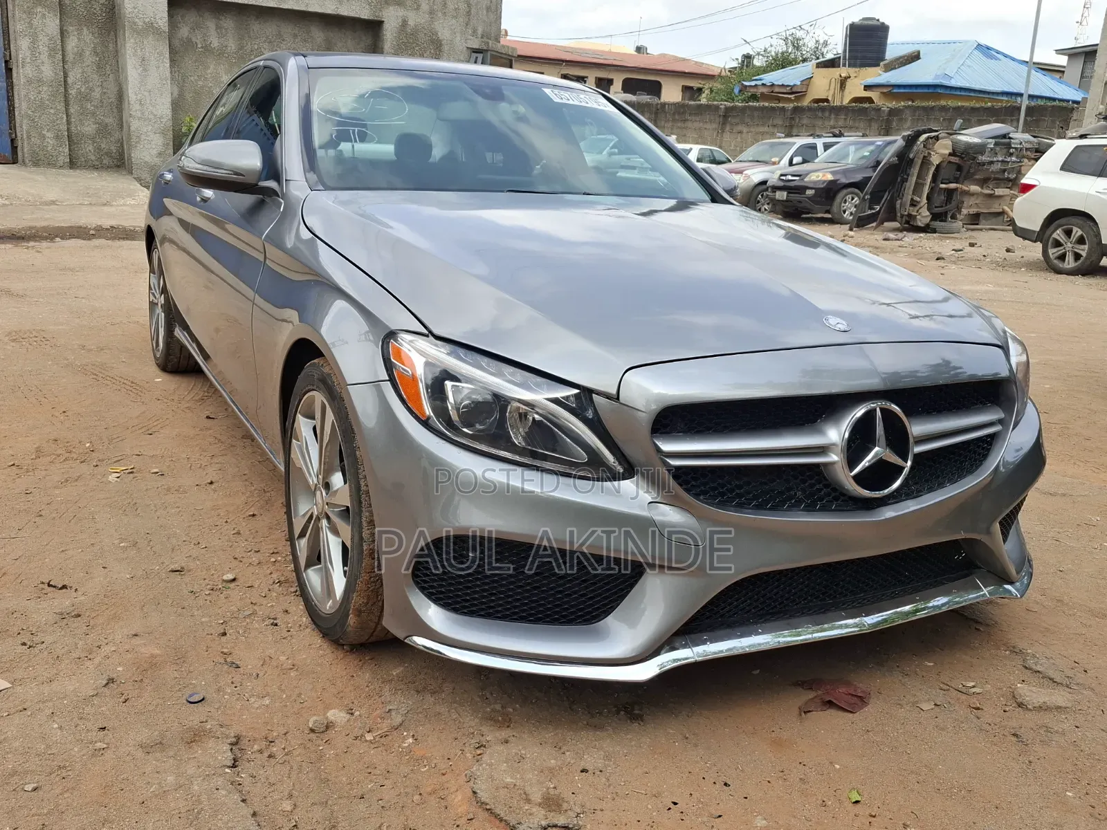 Mercedes-Benz C300 Luxury 4Matic Sedan AWD (2.0L 4cyl 7A) 2016 Gray