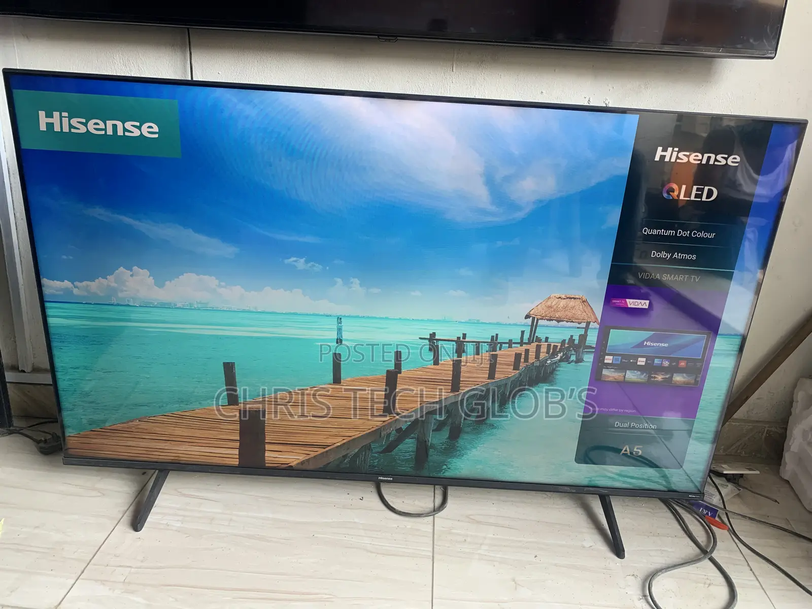 Hisense Qled 58inches Frameless Smart Tv Real Picture Quality