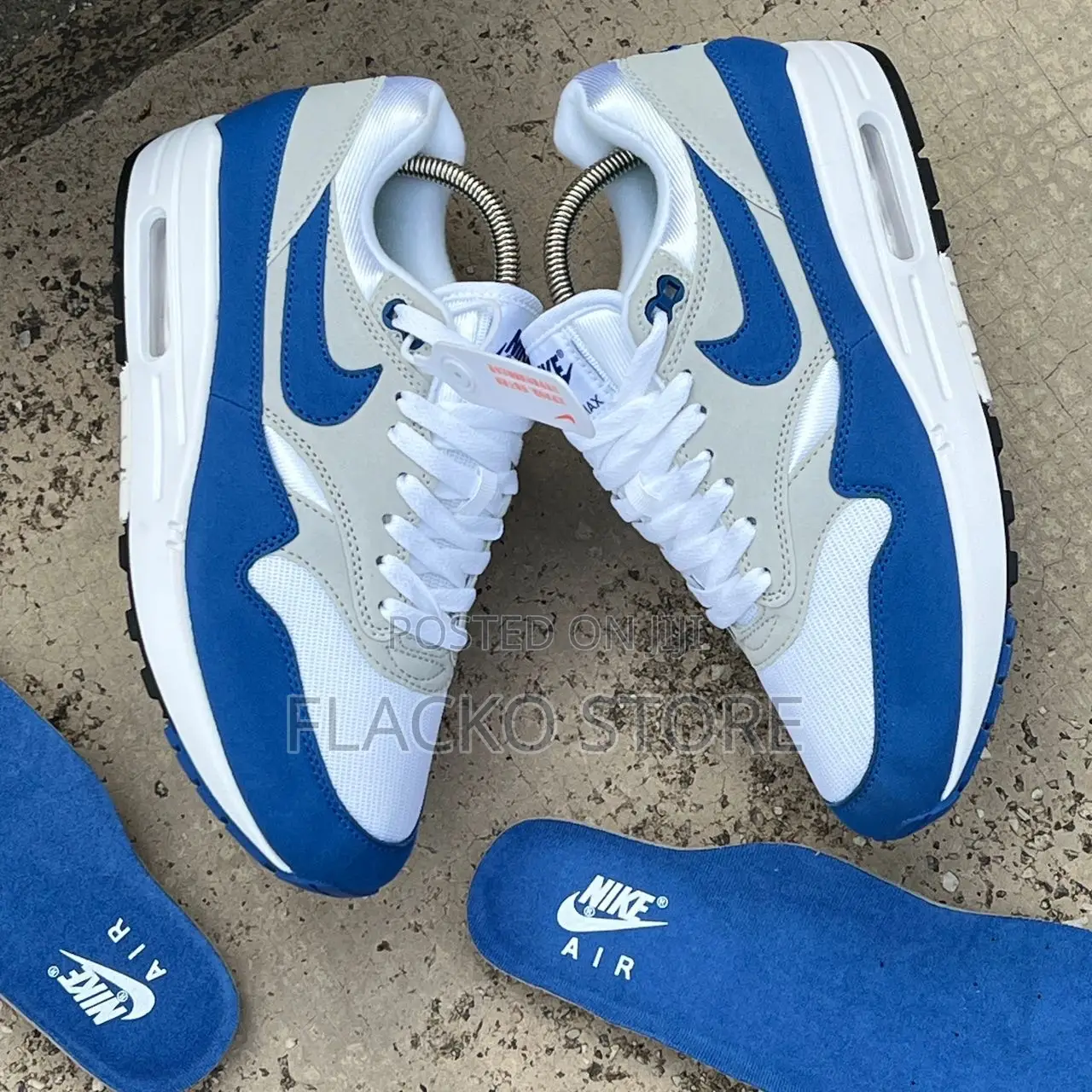 Original Nike Air Max 1 Anniversary Royal Blue Sneakers