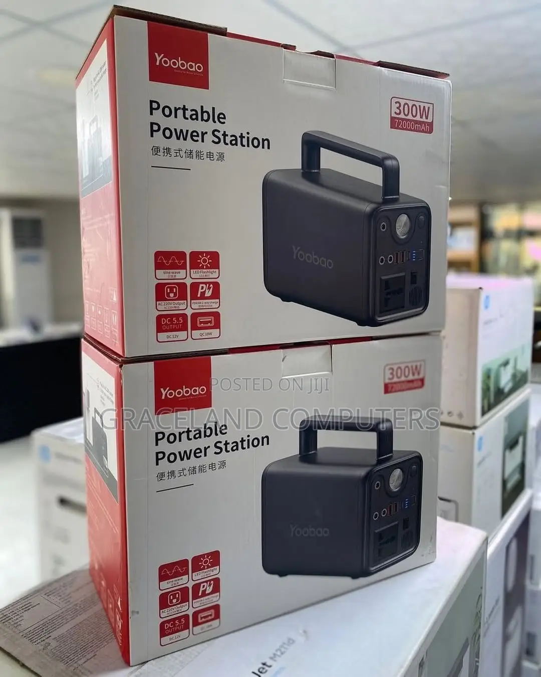 Yoobao 72000mah 300w Portable Power Station for Home and Office