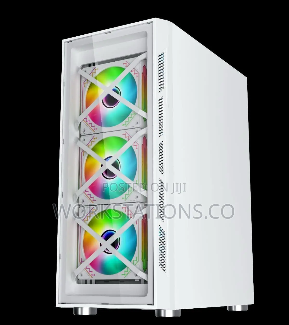 Wjcoolman Trio 4df RGB White (With 4 RGB Fans)