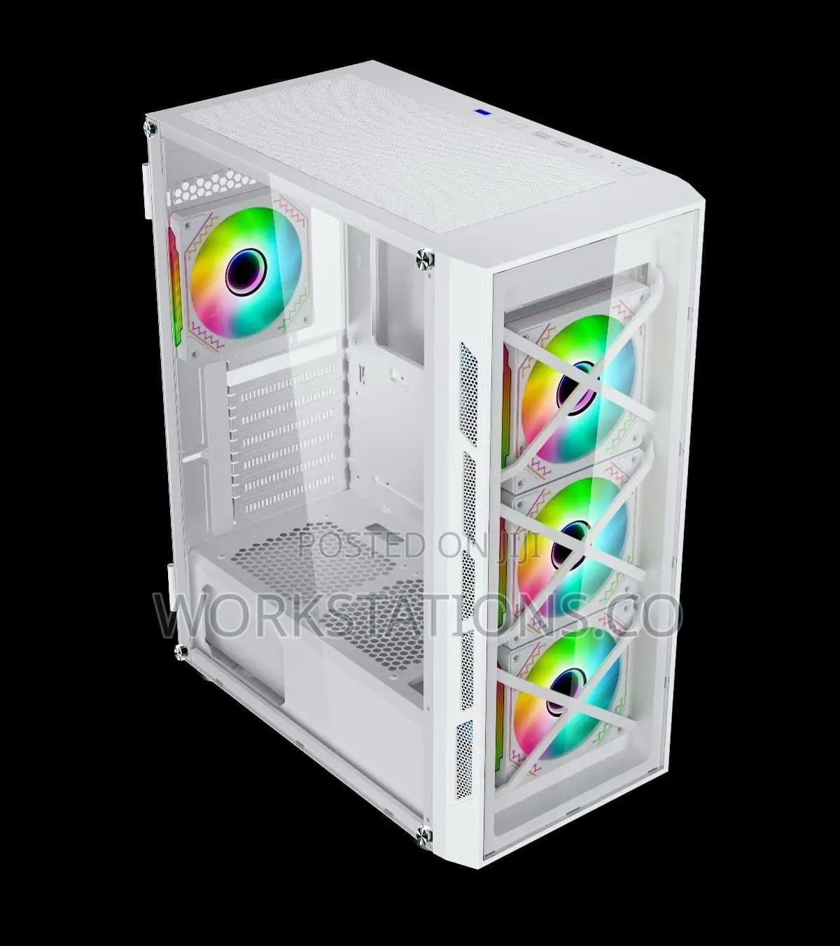 Wjcoolman Trio 4df RGB White (With 4 RGB Fans)
