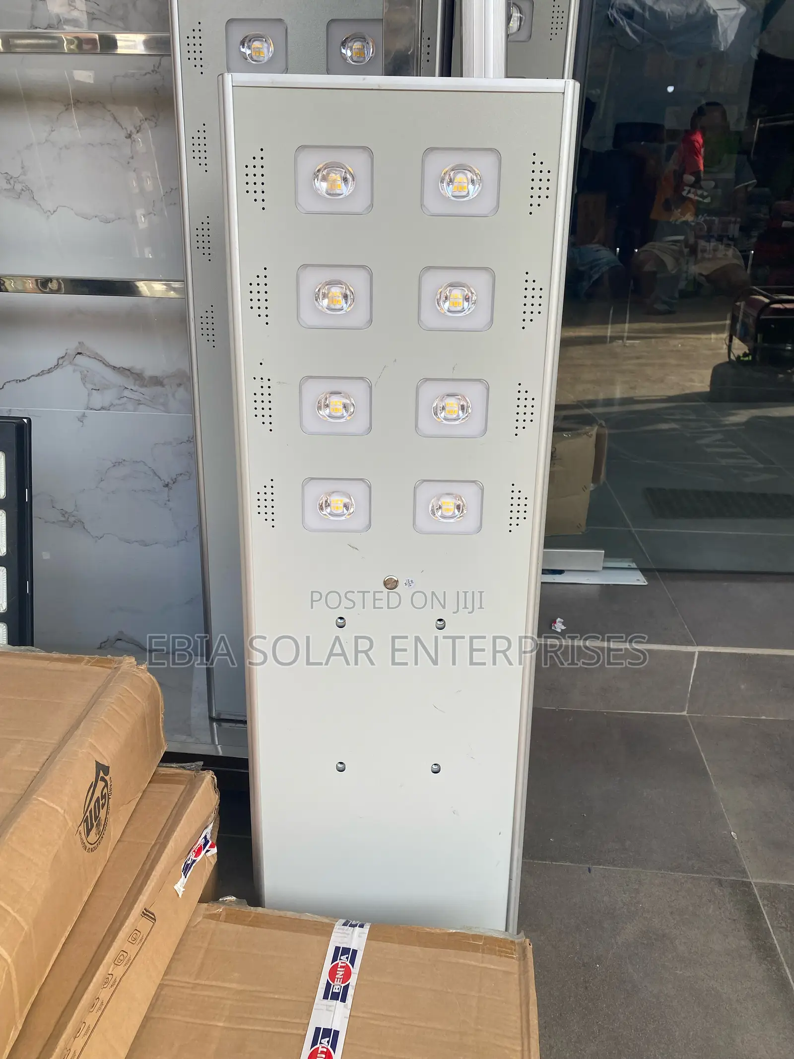 100watts Solar Street Light Aluminum Body