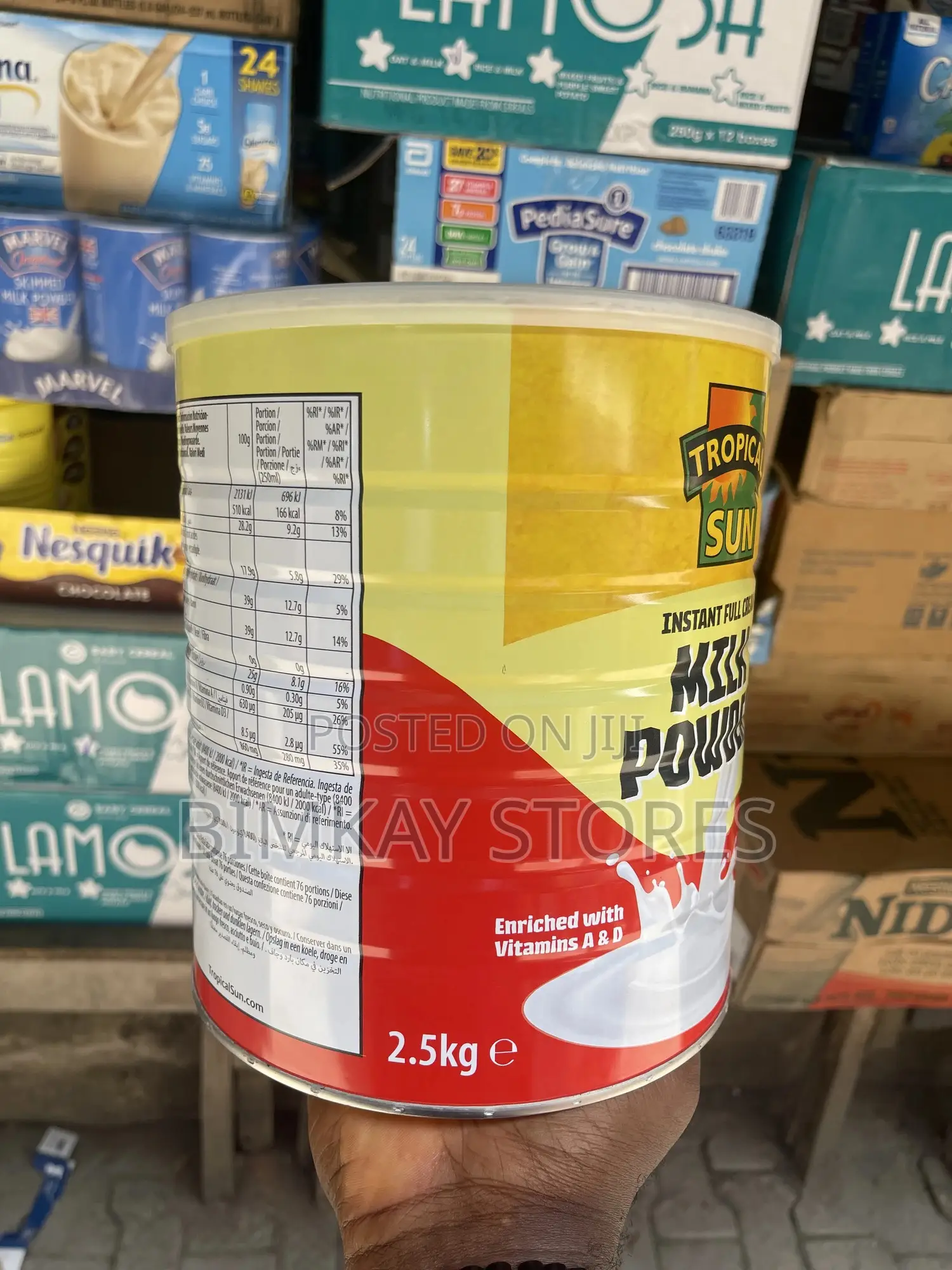 Tropical Sun Powdered Milk 2.5kg