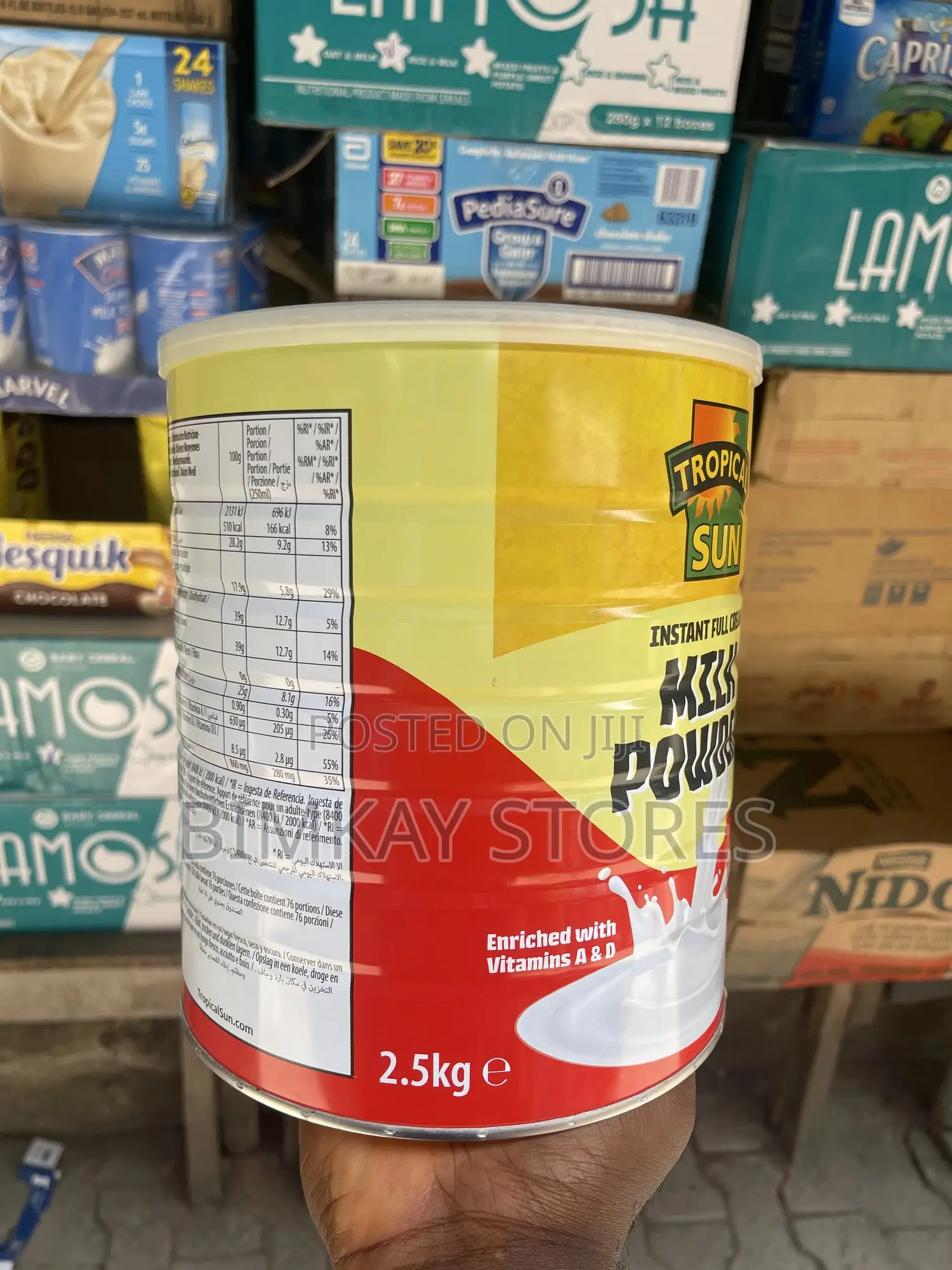 Tropical Sun Powdered Milk 2.5kg