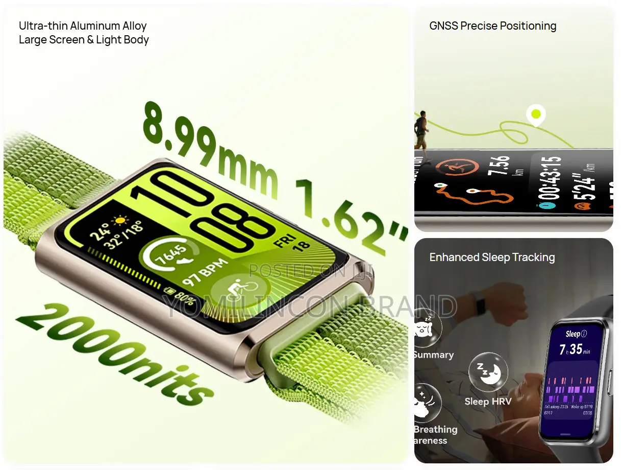 Huawel Band 11 Pro -Green.