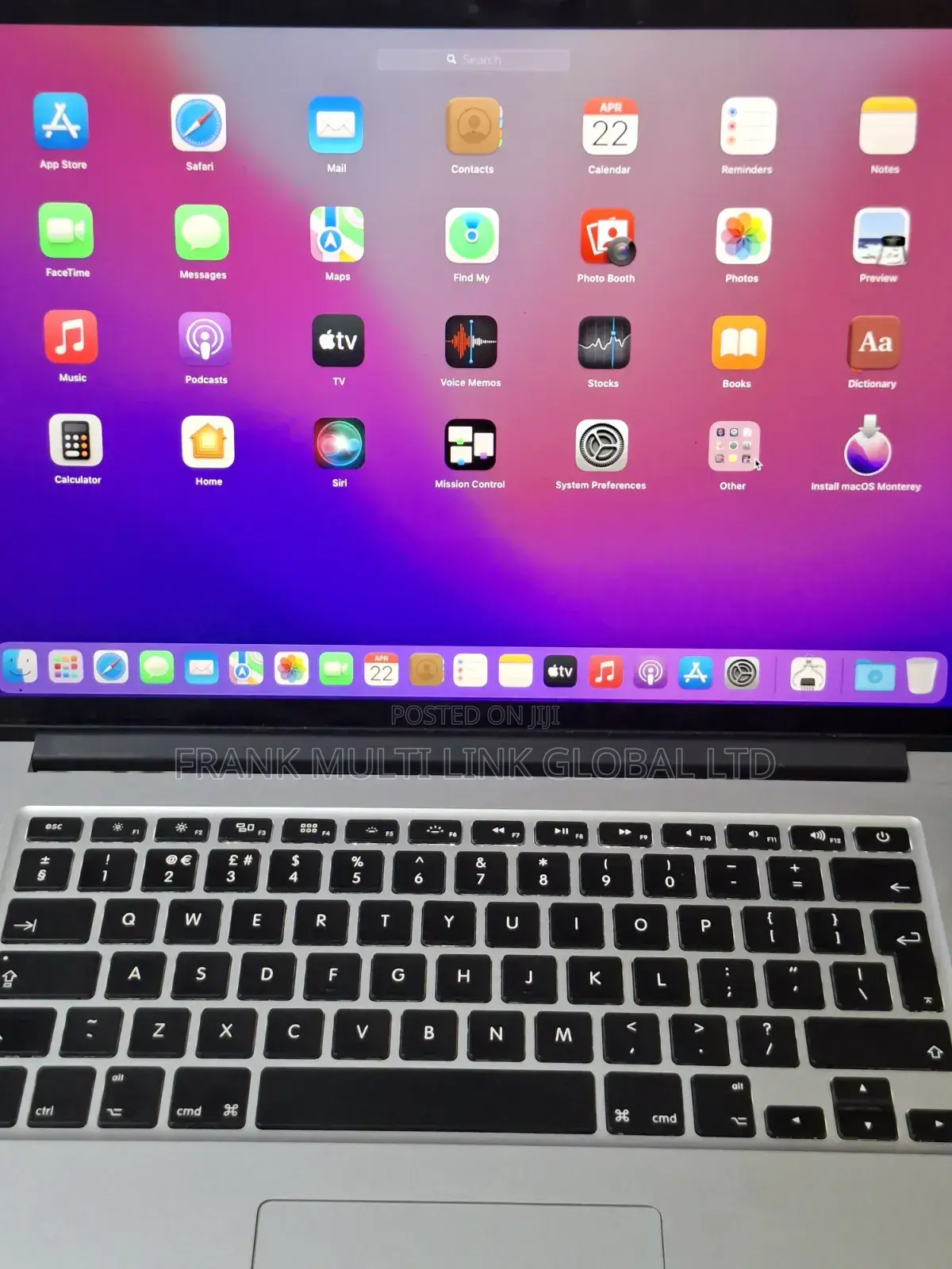 Laptop Apple MacBook Pro 2015 16GB Intel Core i7 SSD 256GB