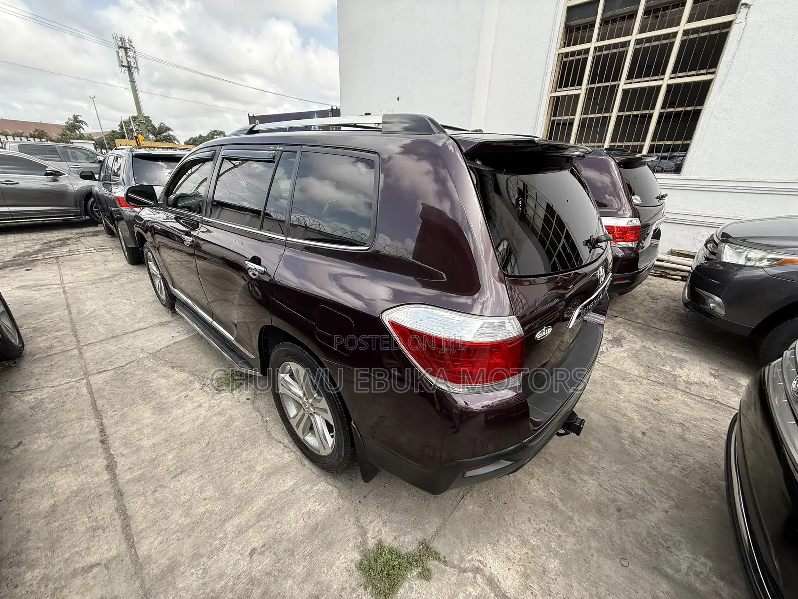 Toyota Highlander Limited 3.5L 2WD 2013 Burgundy